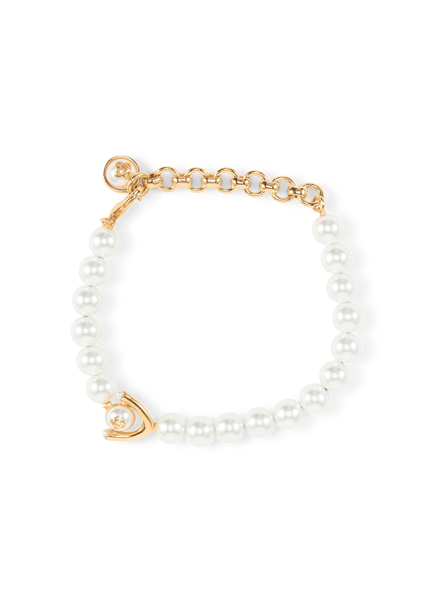 Beaded logo bracelet CASABLANCA PARIS Golden
