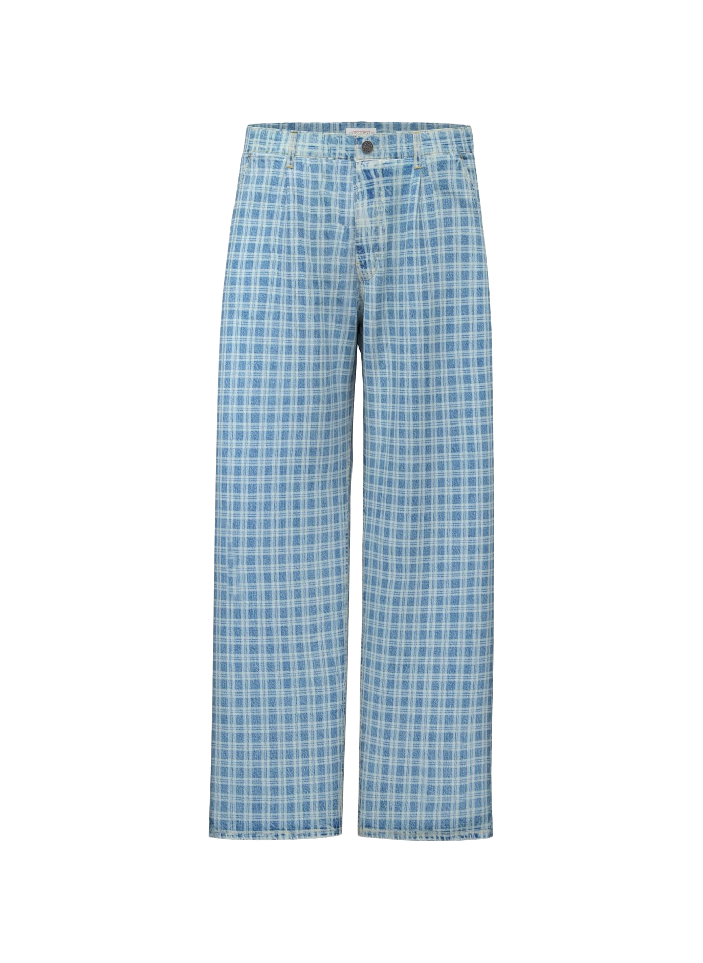 Straight-fit printed jeans GUESS Blue