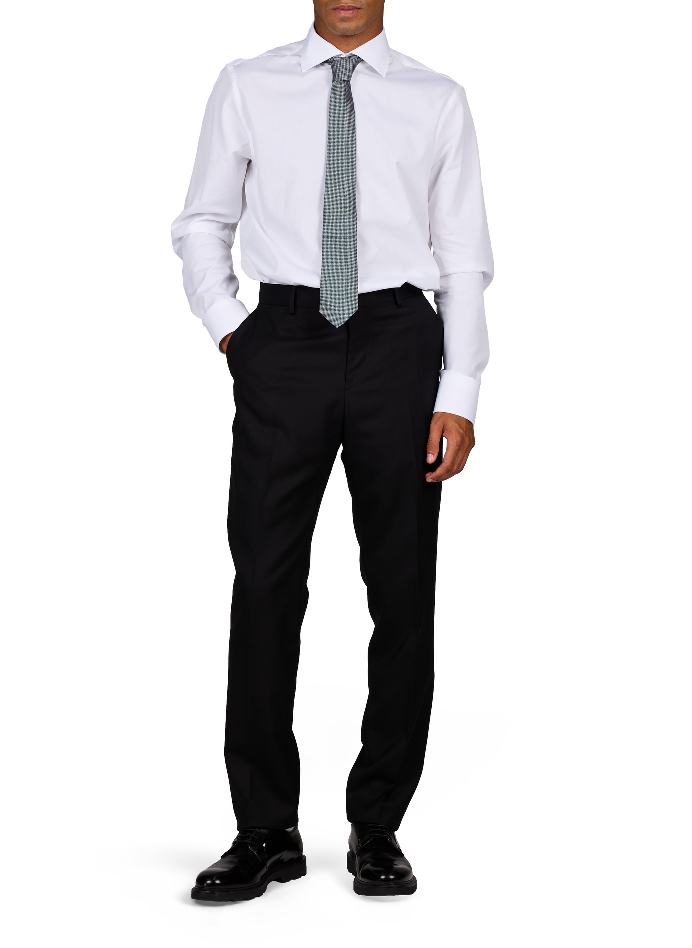 Chemise slim en coton VAN LAACK Blanc
