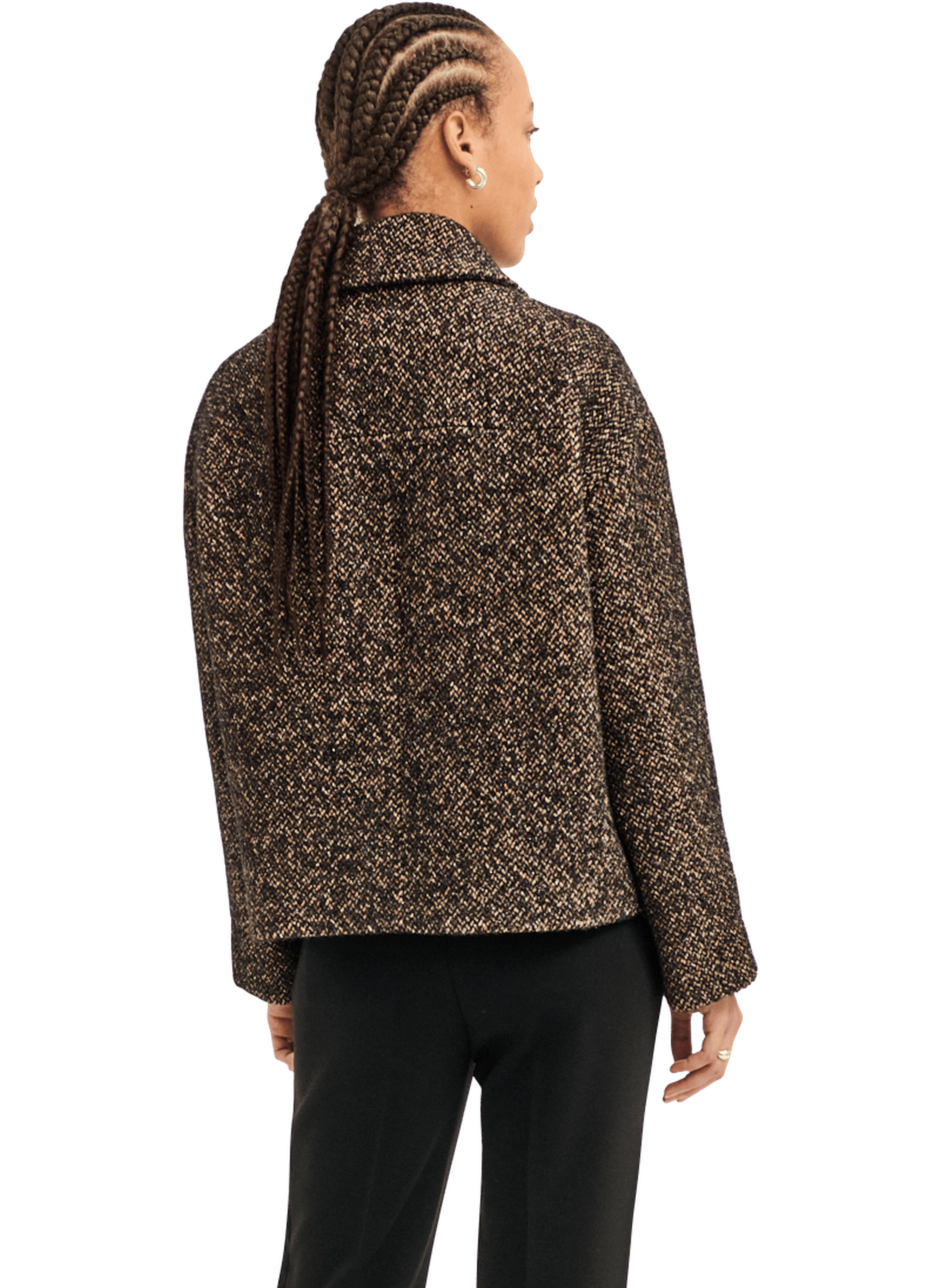 Blouson en tweed à lurex - joie PABLO Noir
