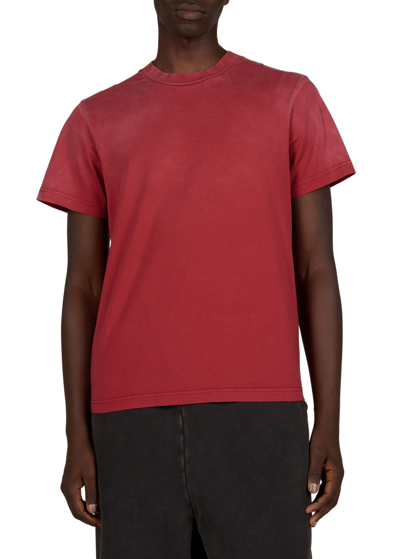 Straight-fit cotton T-shirt ENTIRE STUDIOS Red
