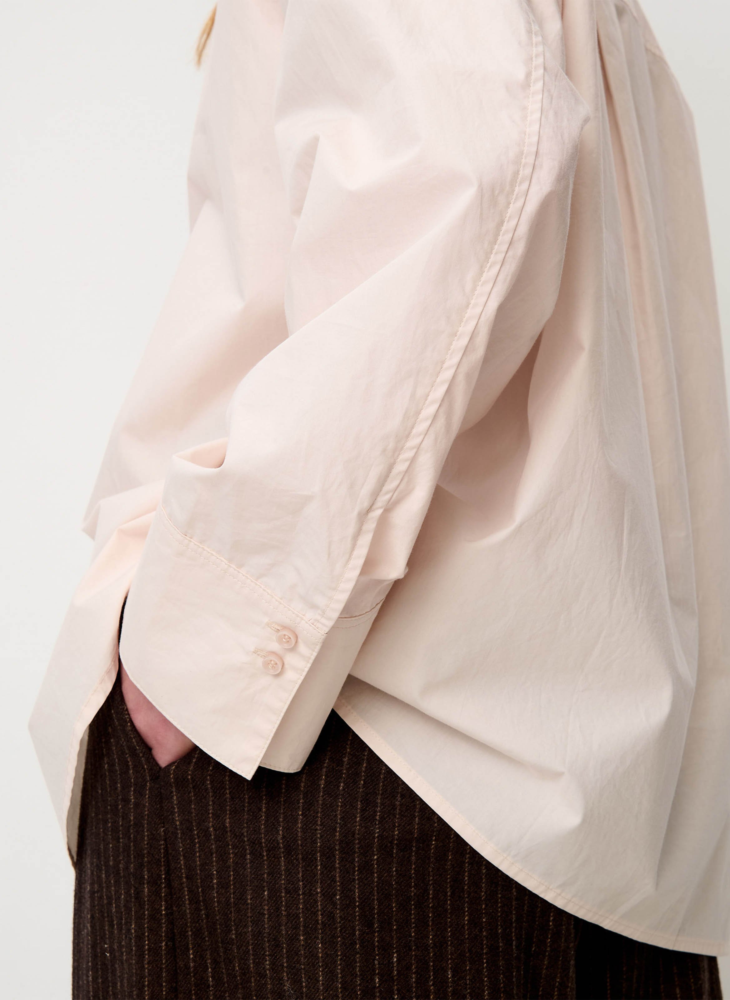 Chemise droite en coton neomi SESSUN Rose