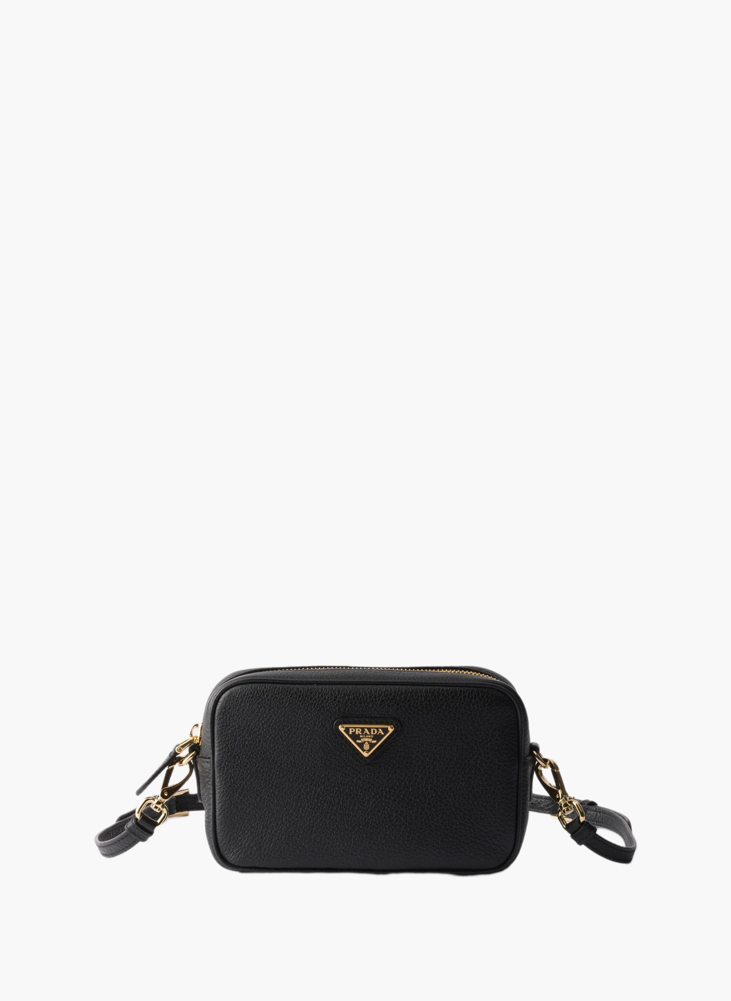 Mini sac en cuir PRADA Noir