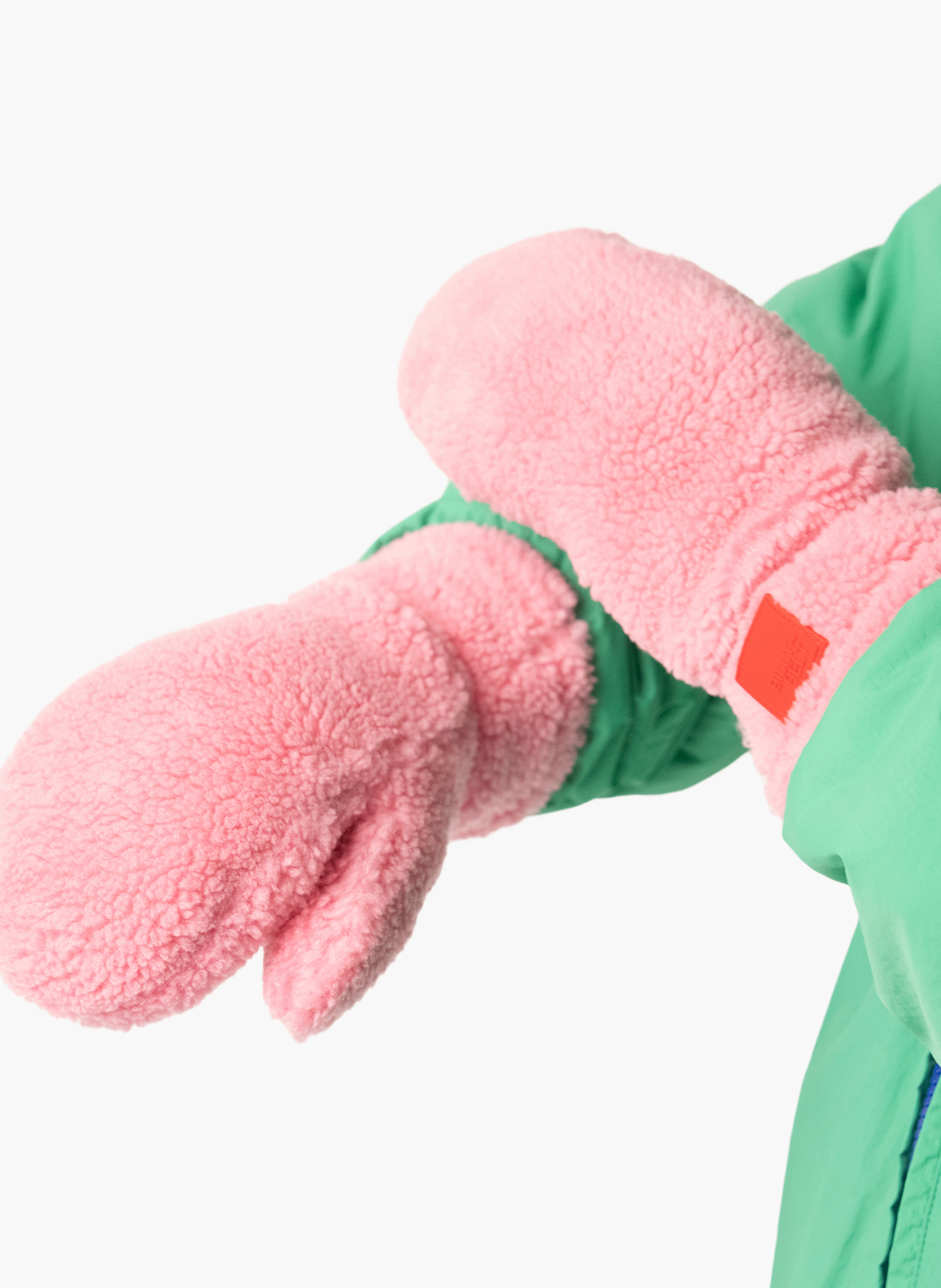 Moufles en sherpa polaire BILLYBELT Rose