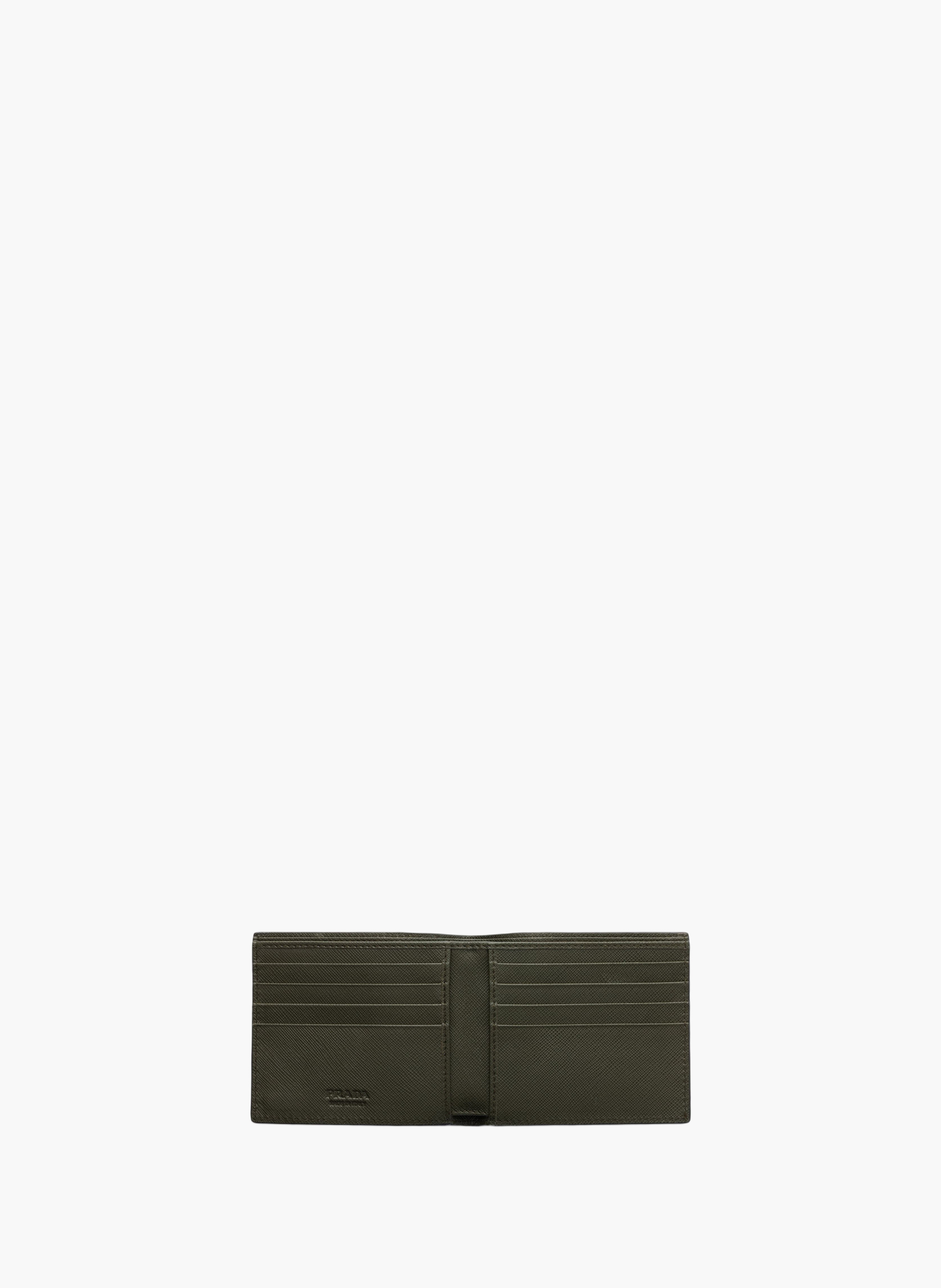 Portefeuille en cuir PRADA Noir