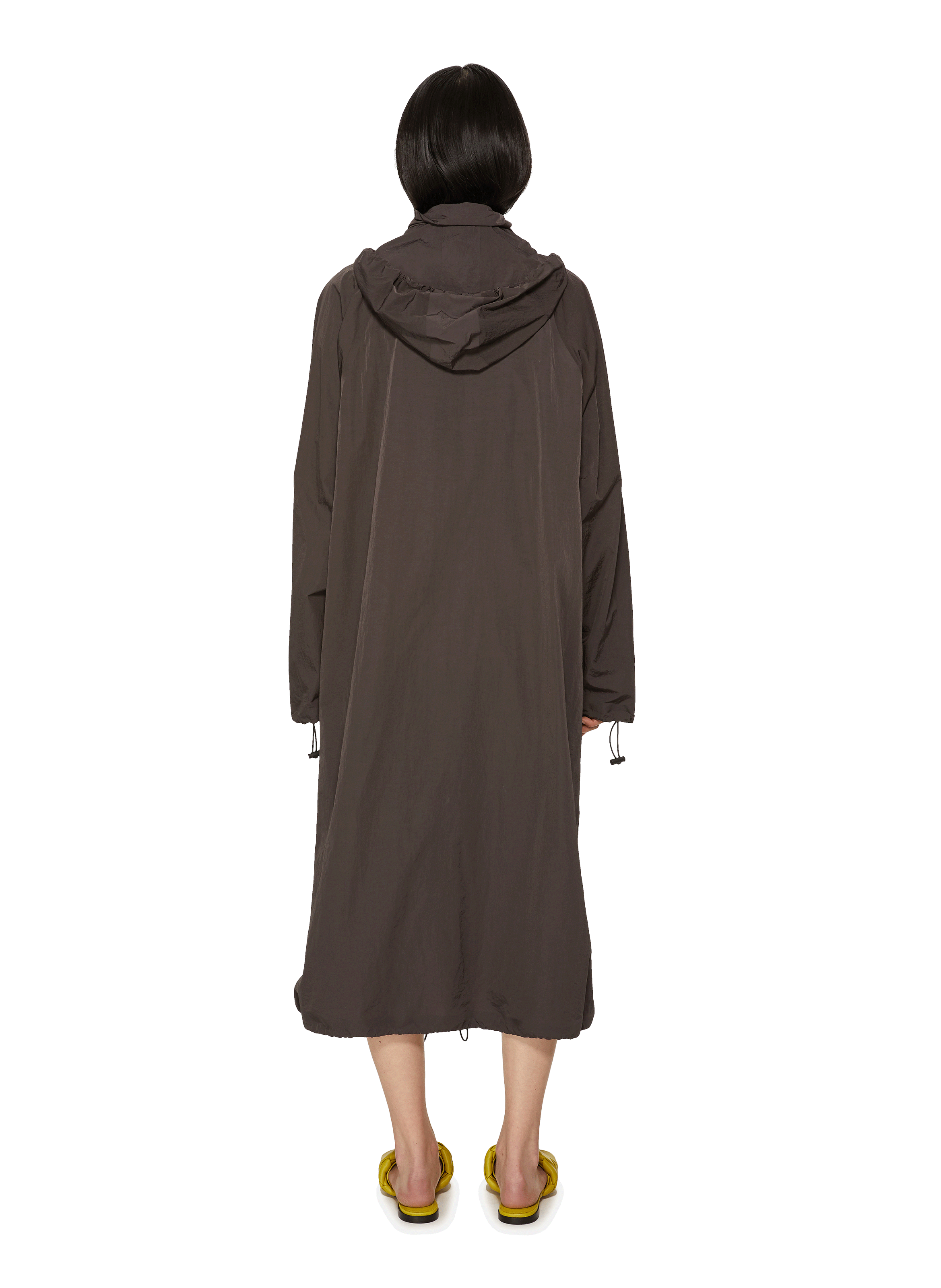 Veste longue imperméable BOTTEGA VENETA Marron
