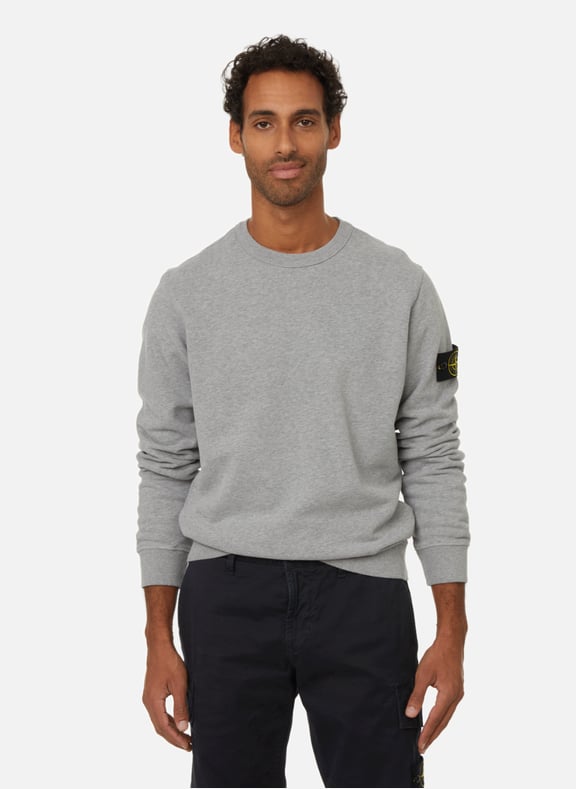 Cotton sweatshirt Grey by STONE ISLAND STONE ISLAND Cotton sweatshirt Grey
