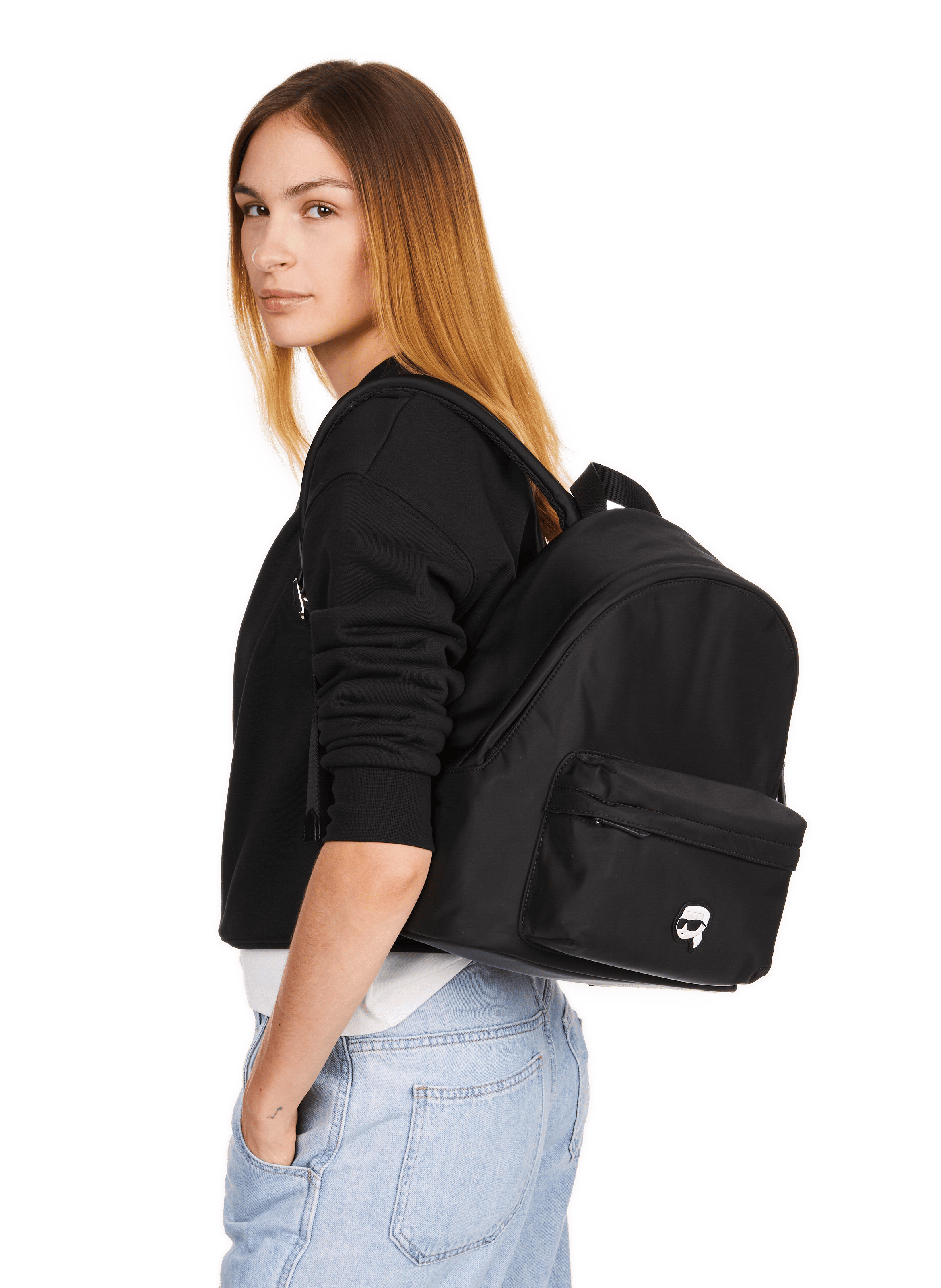 Sac à dos K Ikonik KARL LAGERFELD Black