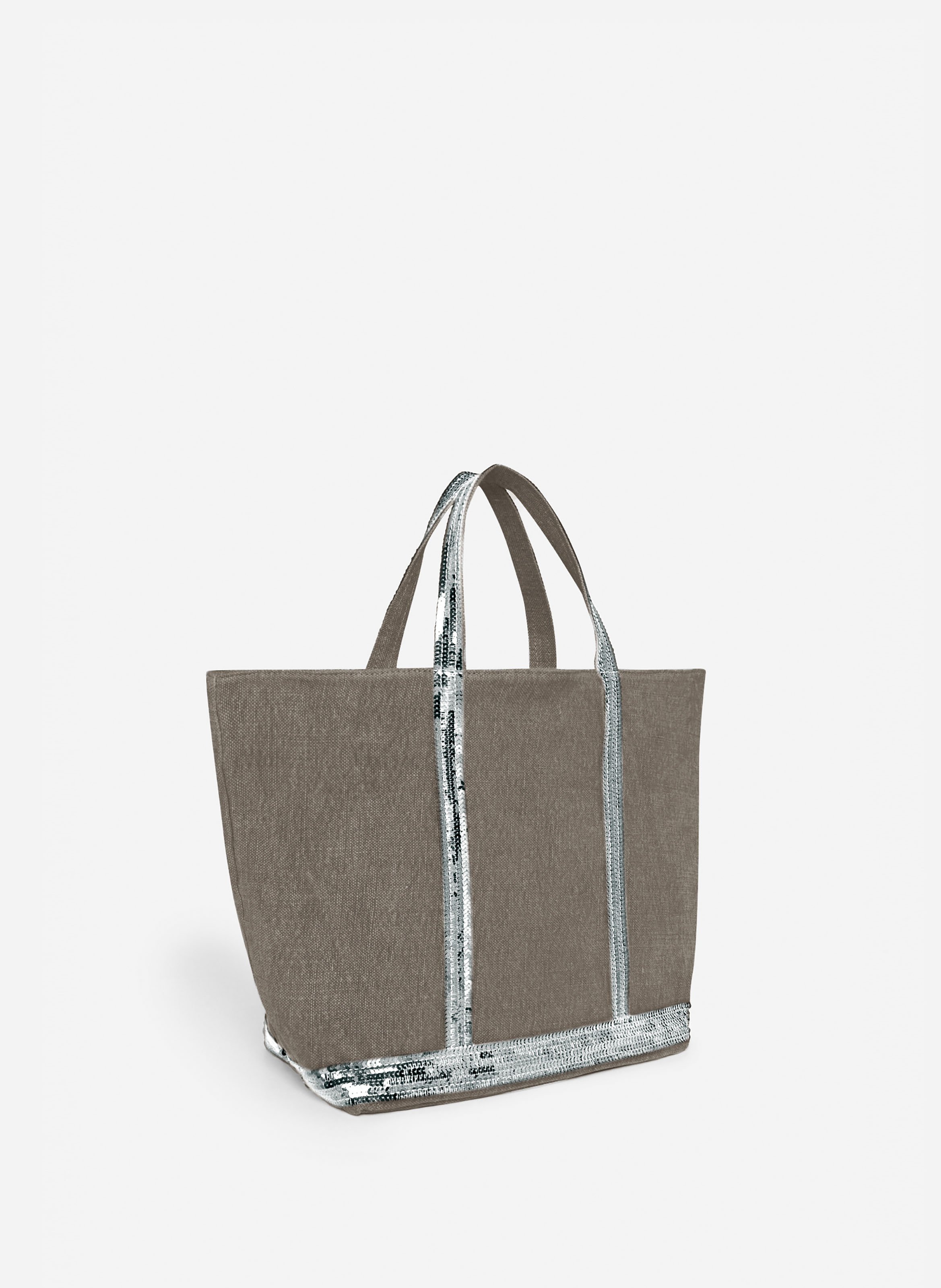 Cabas m en lin VANESSA BRUNO Gris