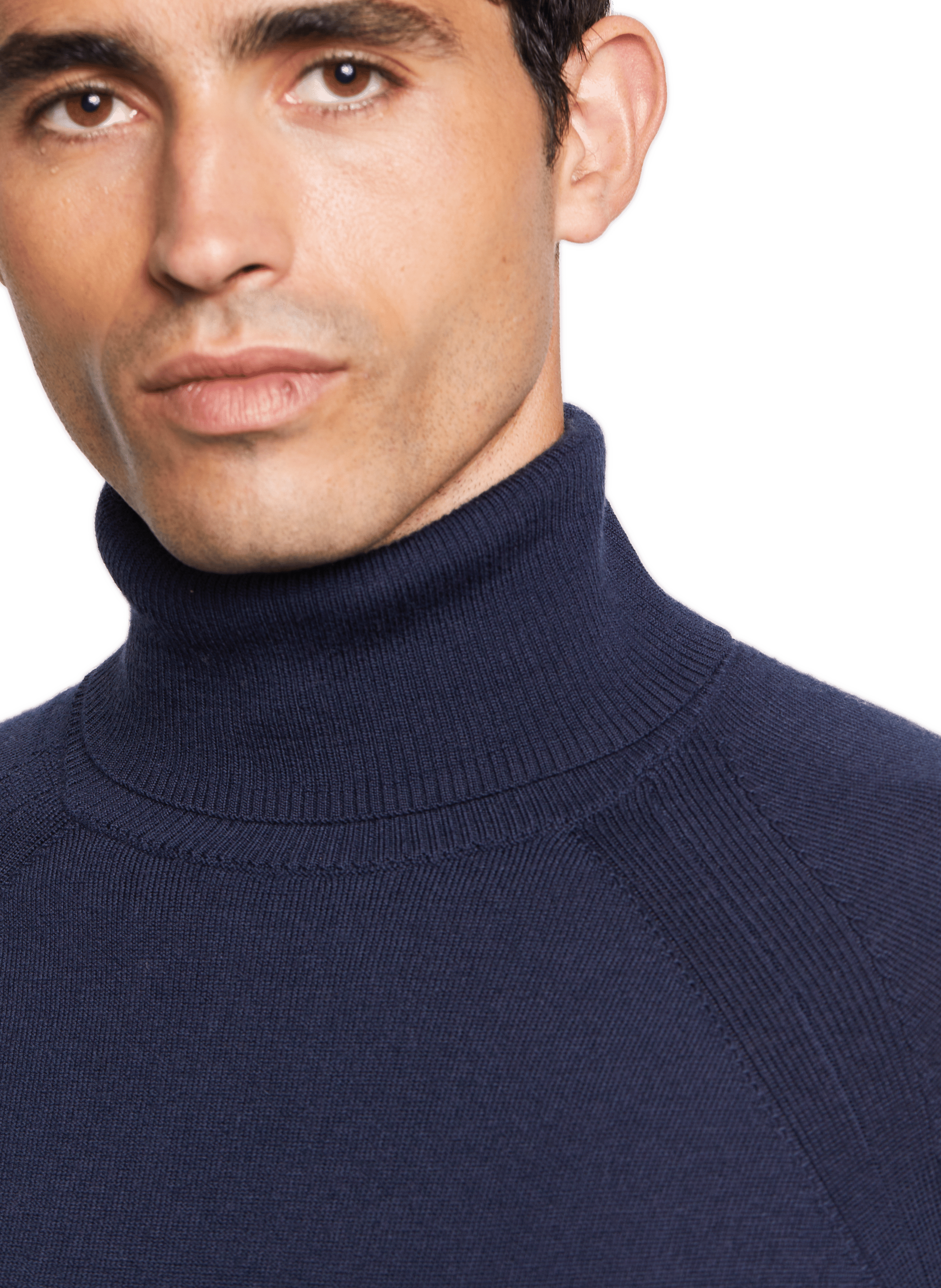 Pull col roulé en laine  DOCKERS Gris