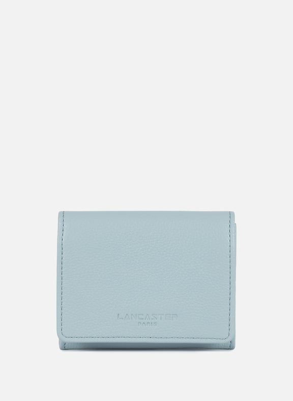 Card holder - Foulonné PM Blue by LANCASTER LANCASTER Card holder - Foulonné PM Blue