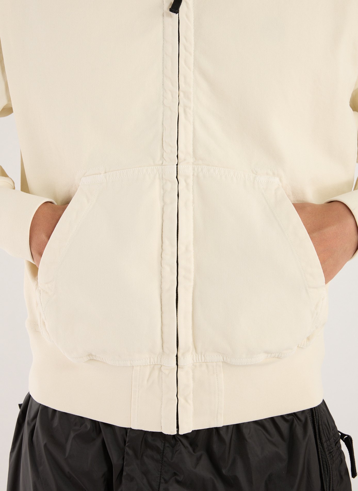 Veste légère en coton STONE ISLAND Blanc