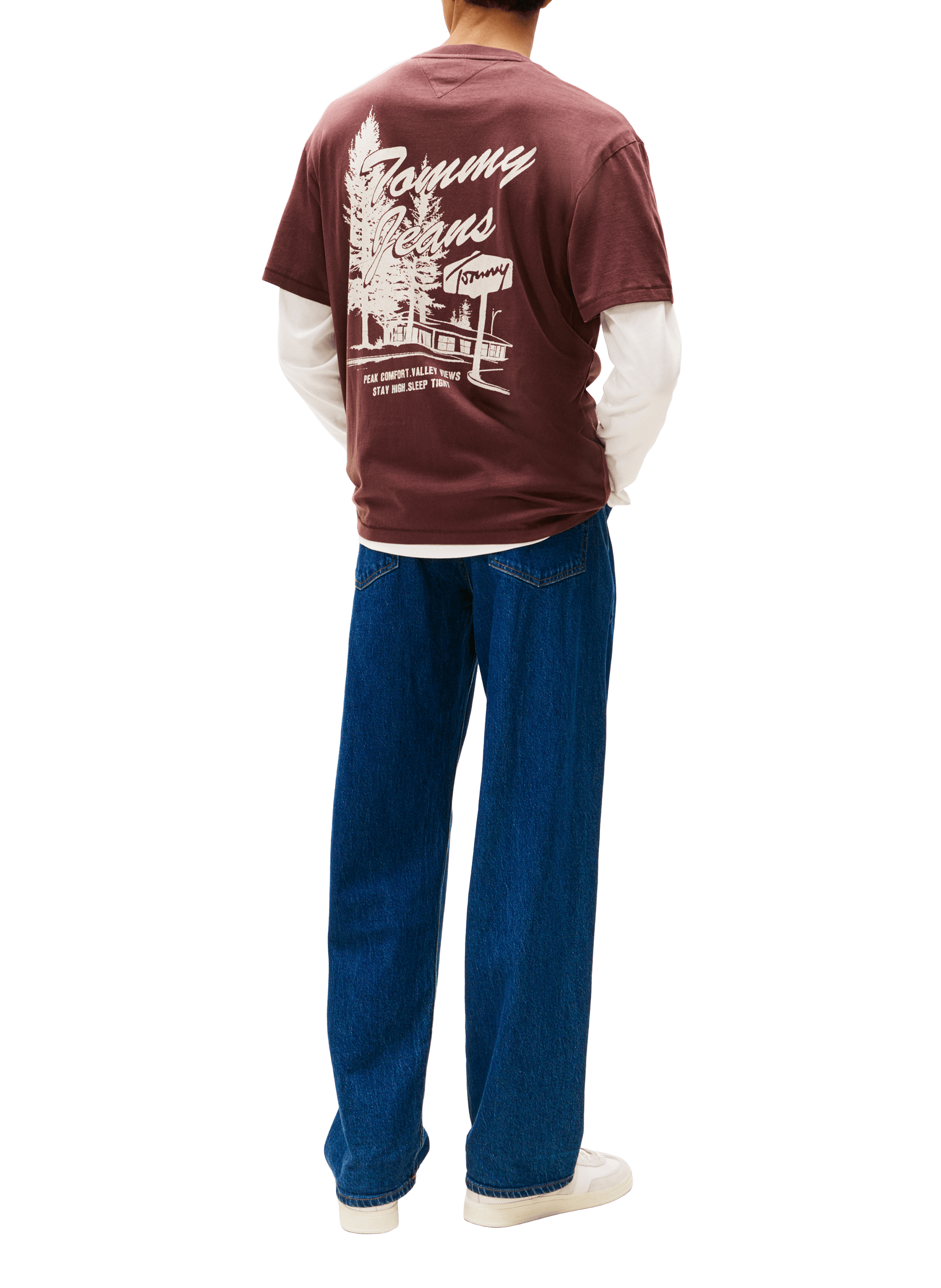 Classic Cotton T-Shirt TOMMY HILFIGER Brown