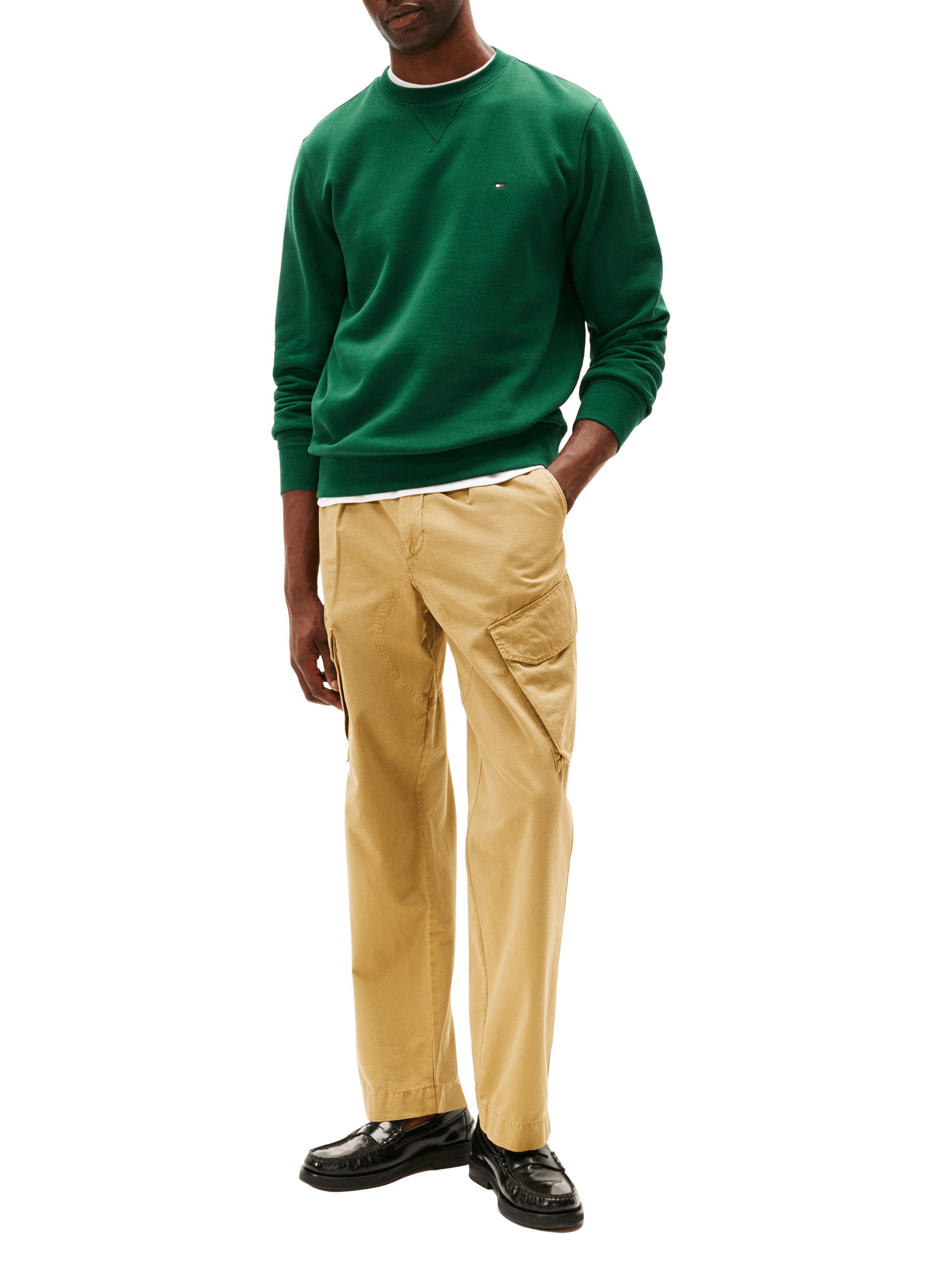 Cotton sweatshirt TOMMY HILFIGER Green