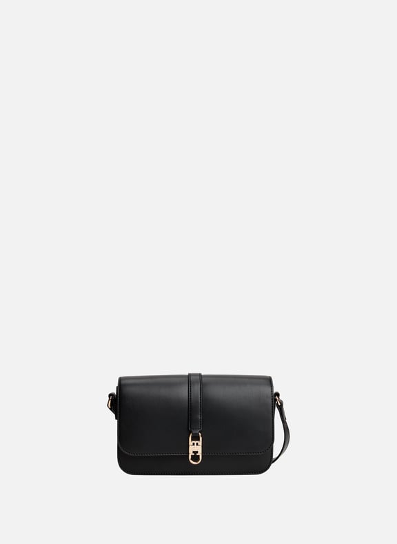 Flap shoulder bag Black by TOMMY HILFIGER TOMMY HILFIGER Flap shoulder bag Black