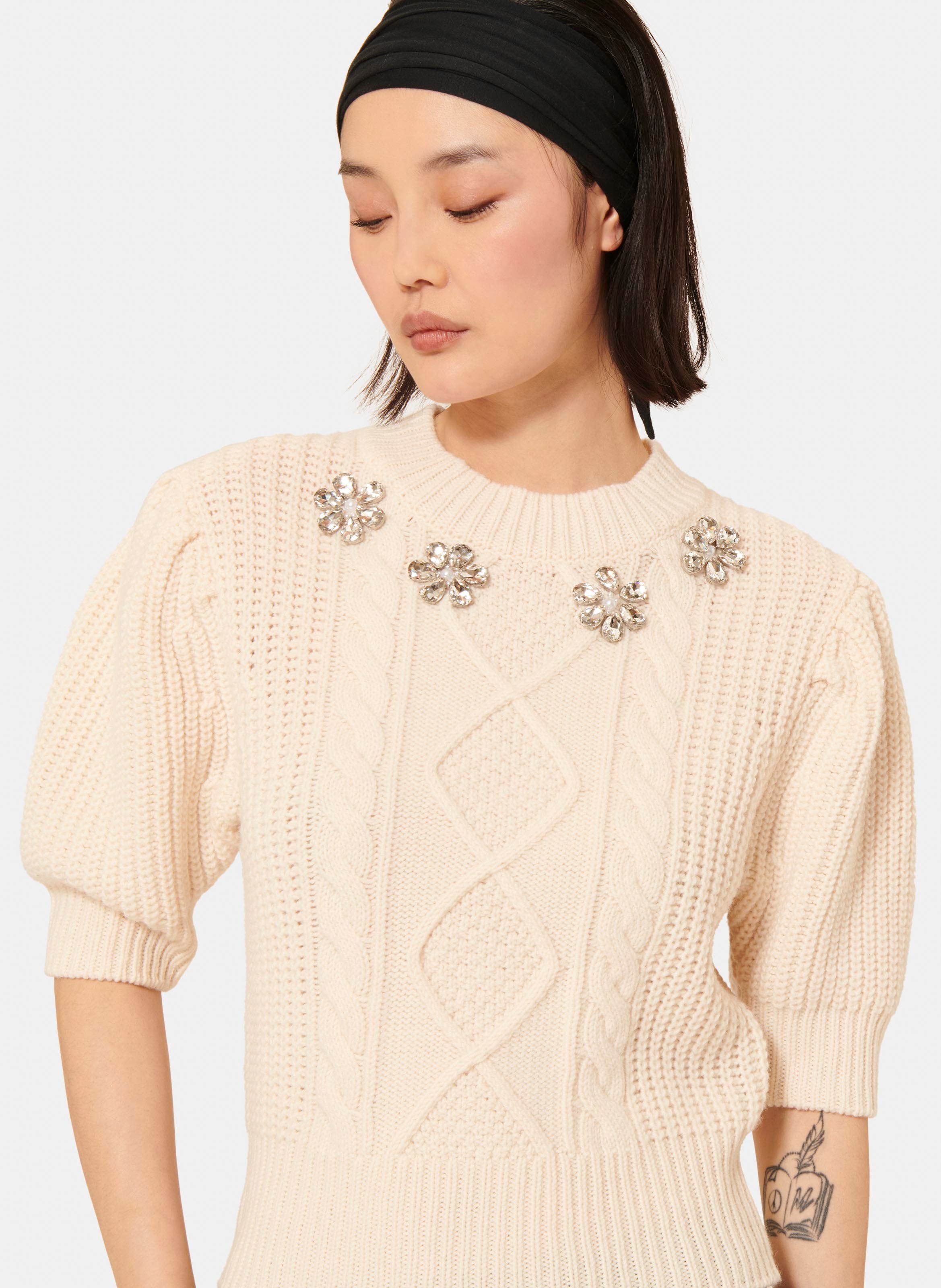 Pull psyche TARA JARMON Blanc