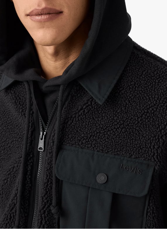 Manteau shearling col classique | Noir by LEVI'S Manteau shearling col classique Noir
