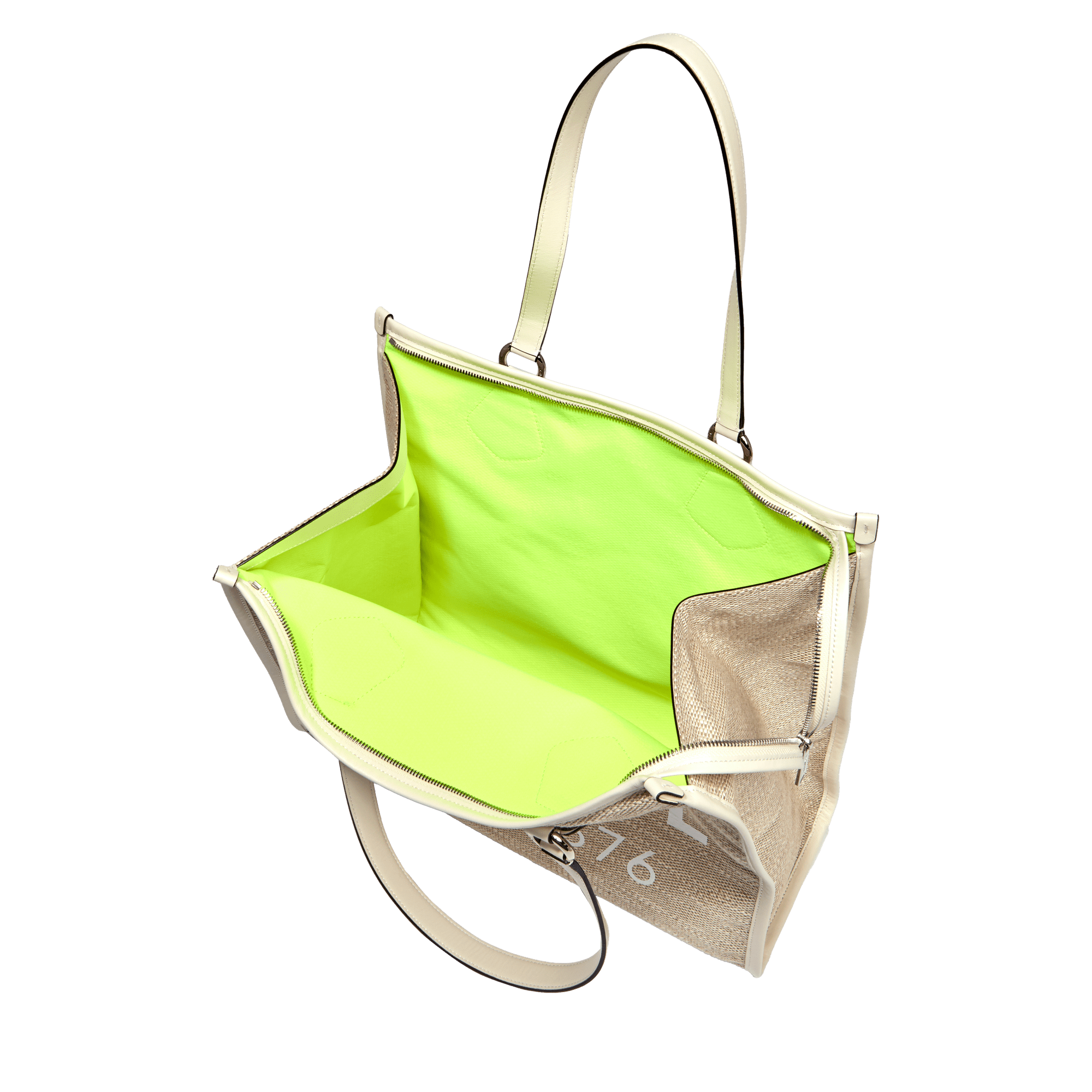 Sac cabas zippé l lancel summer tote LANCEL Beige