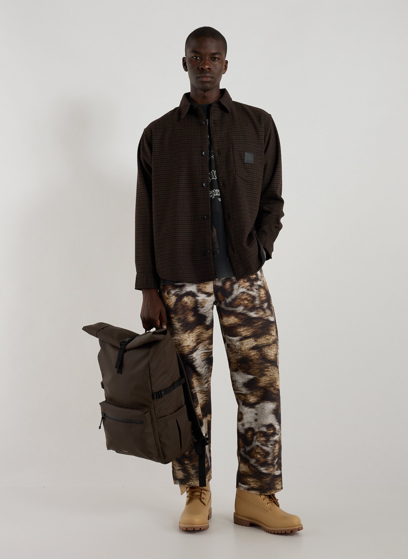 Sac à dos Stream Rolltop L SANDQVIST Marron