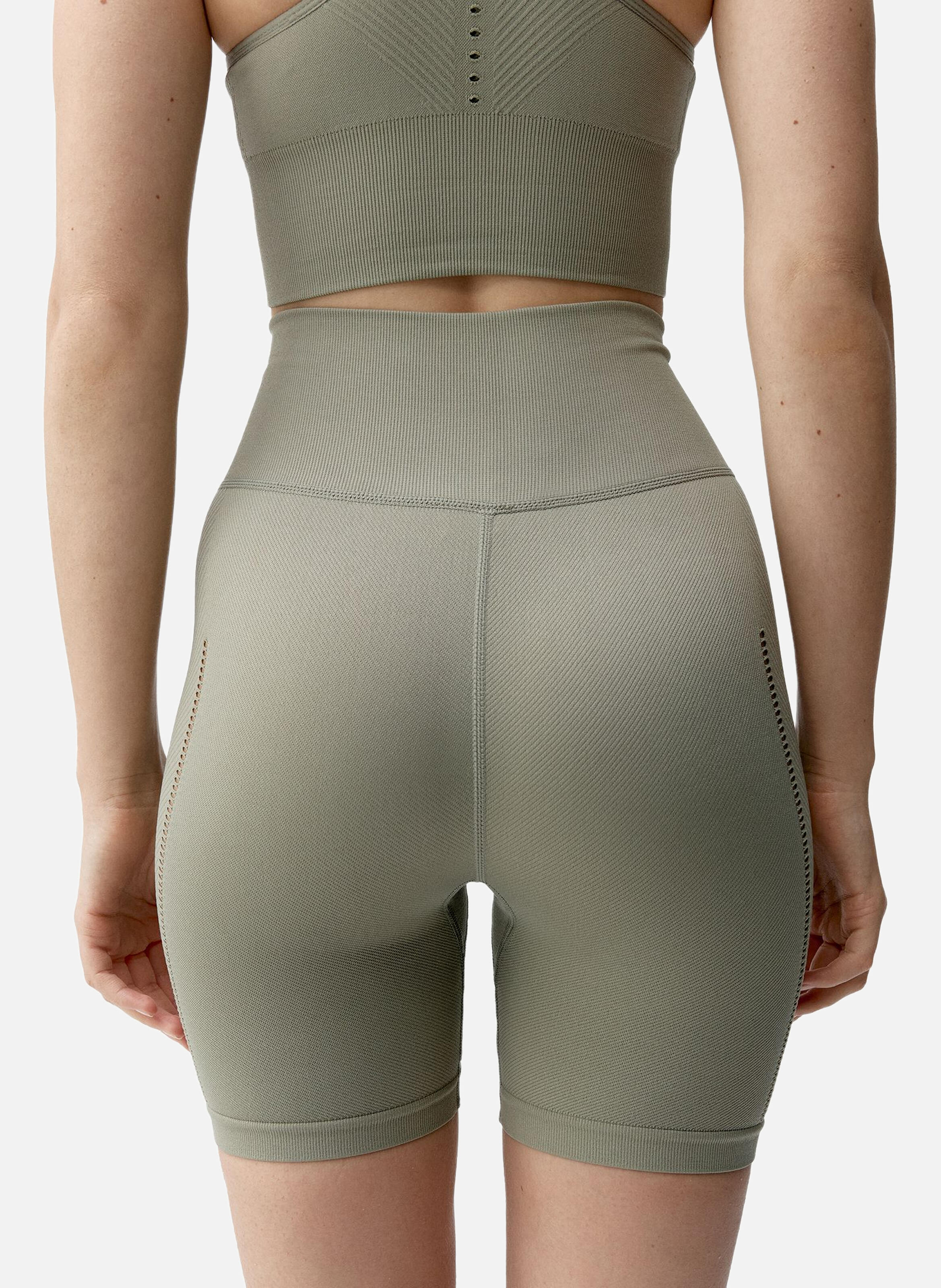Short moulant de sport seamless sunset BORN LIVING YOGA Vert