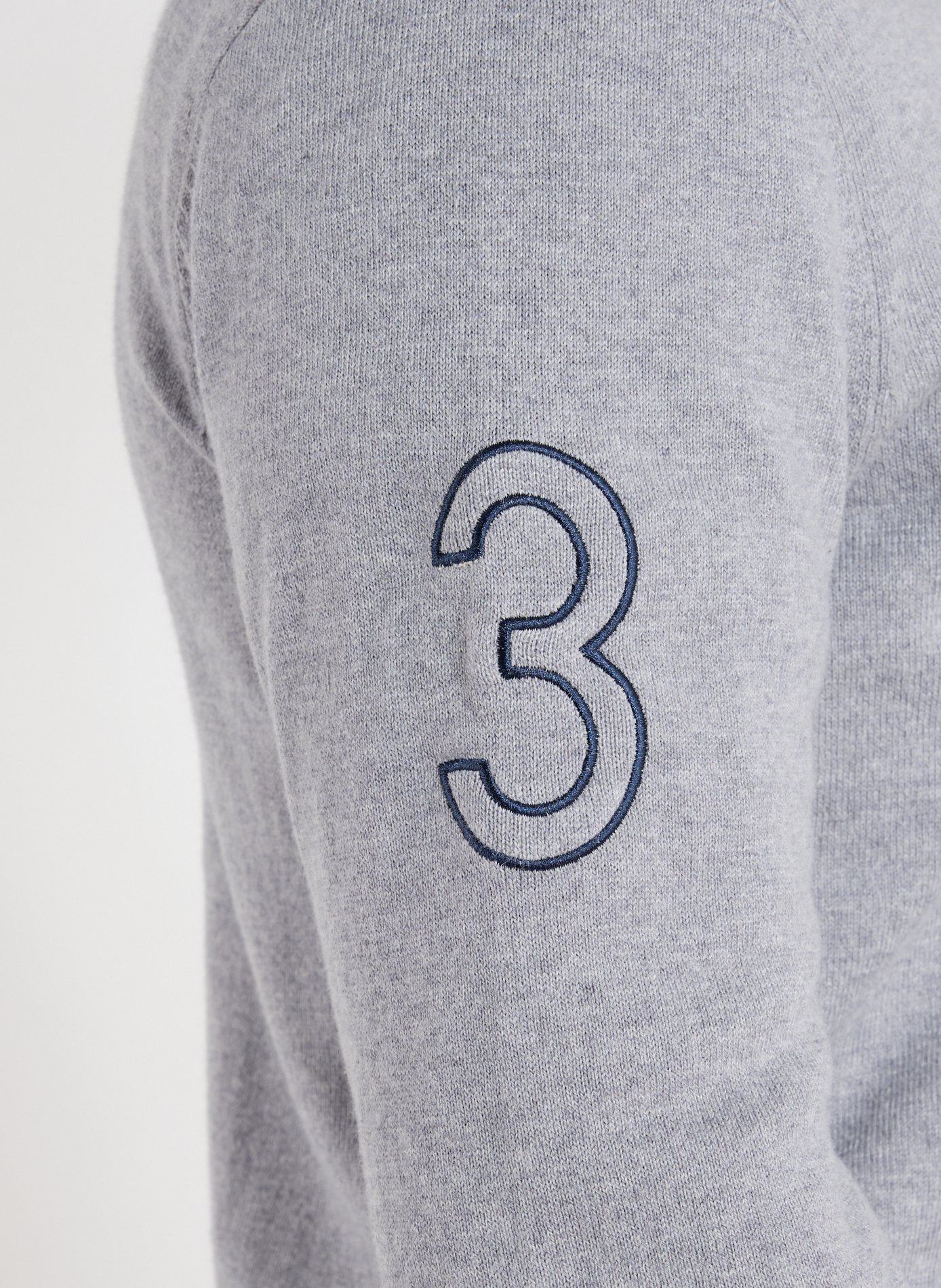 Pull en coton mélangé LA MARTINA Gris