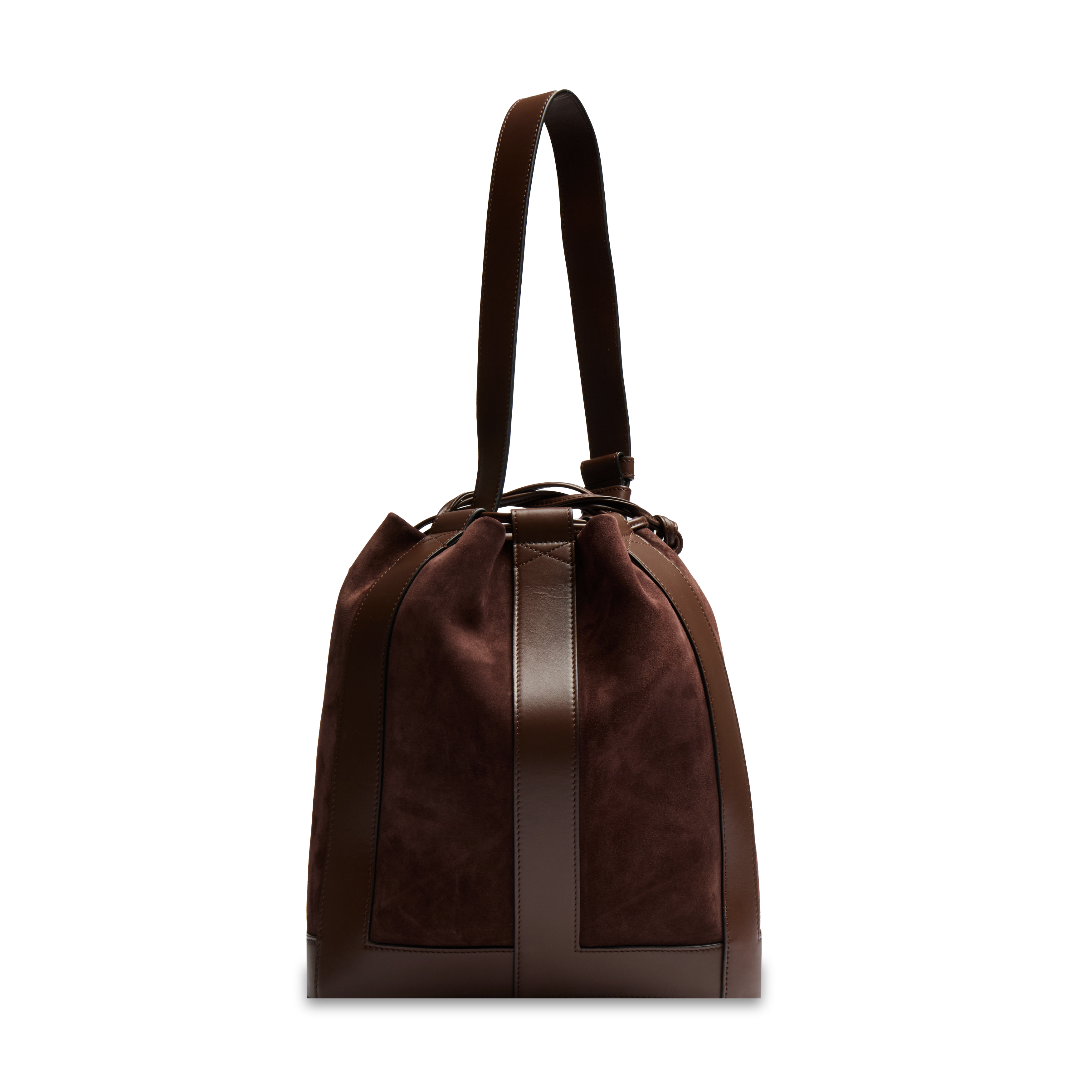 Sac seau m elles de lancel en cuir LANCEL Marron