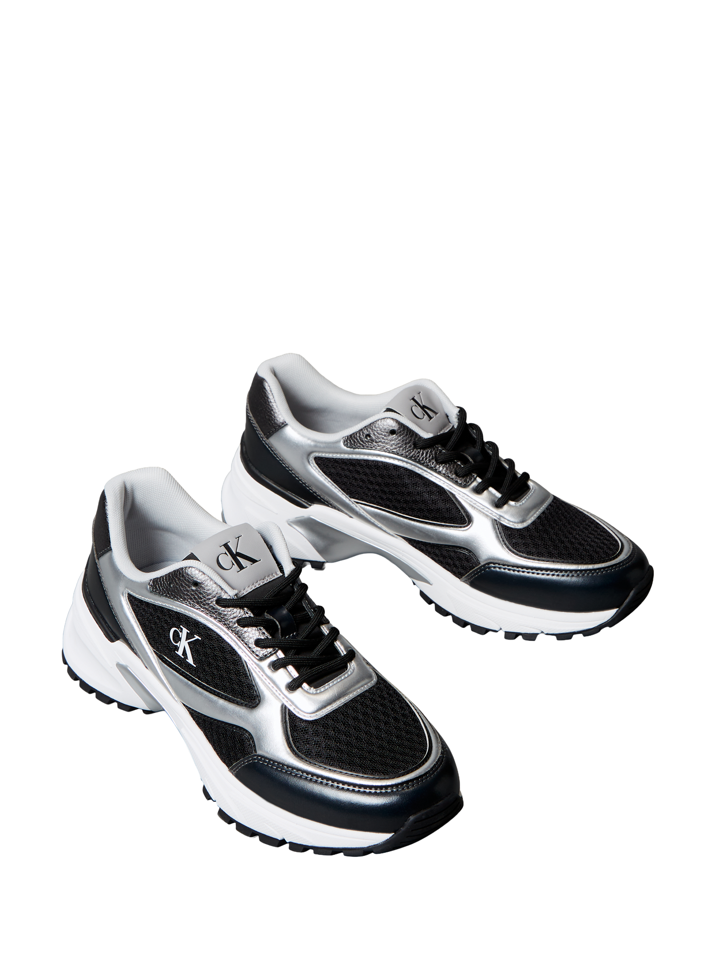 Baskets basses à talons compensés CALVIN KLEIN Multicolore