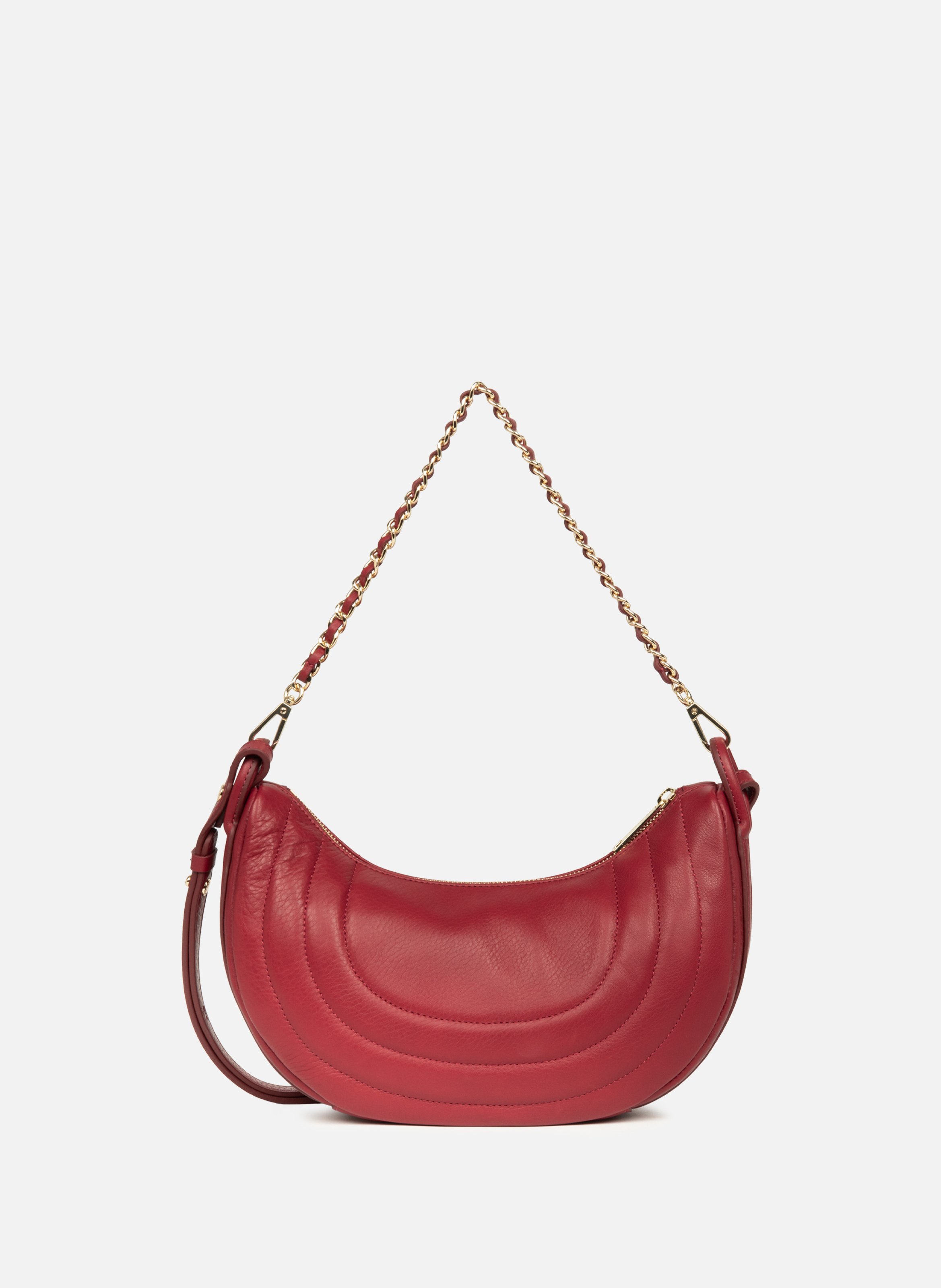 Hobo bag - Soft Matelassé LANCASTER Red