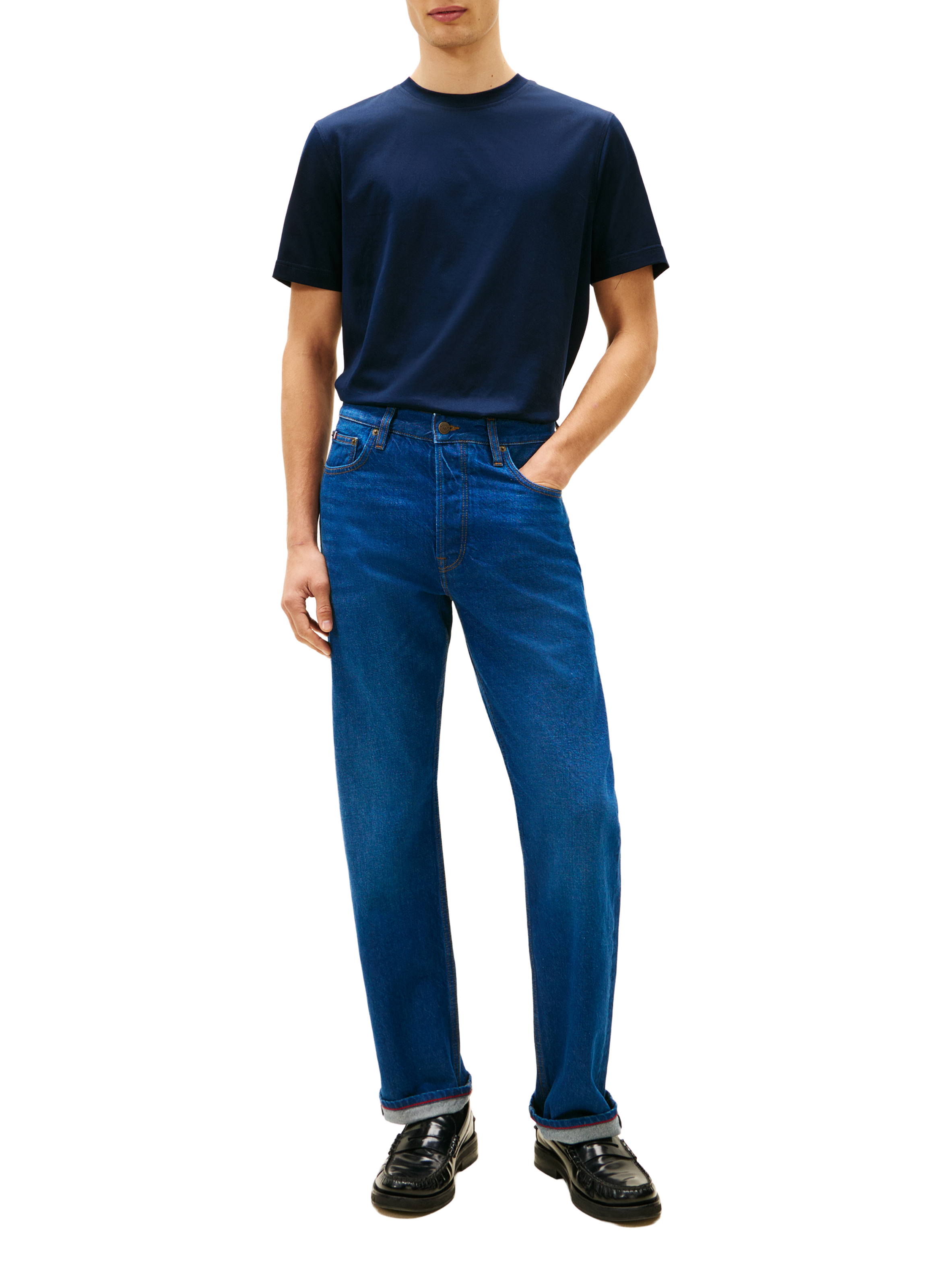 Short-Sleeve Cotton T-Shirt  TOMMY HILFIGER Blue