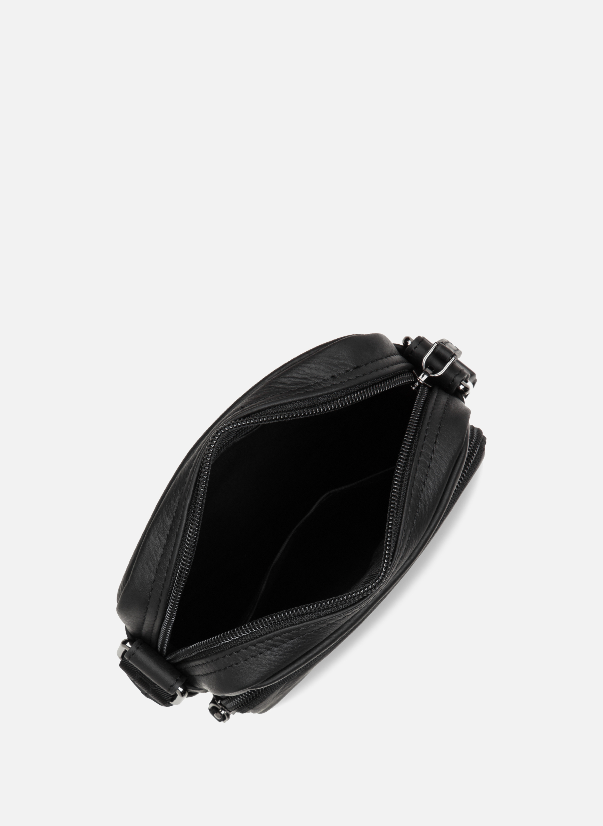 Petit sacoche - soft vintage LANCASTER Noir