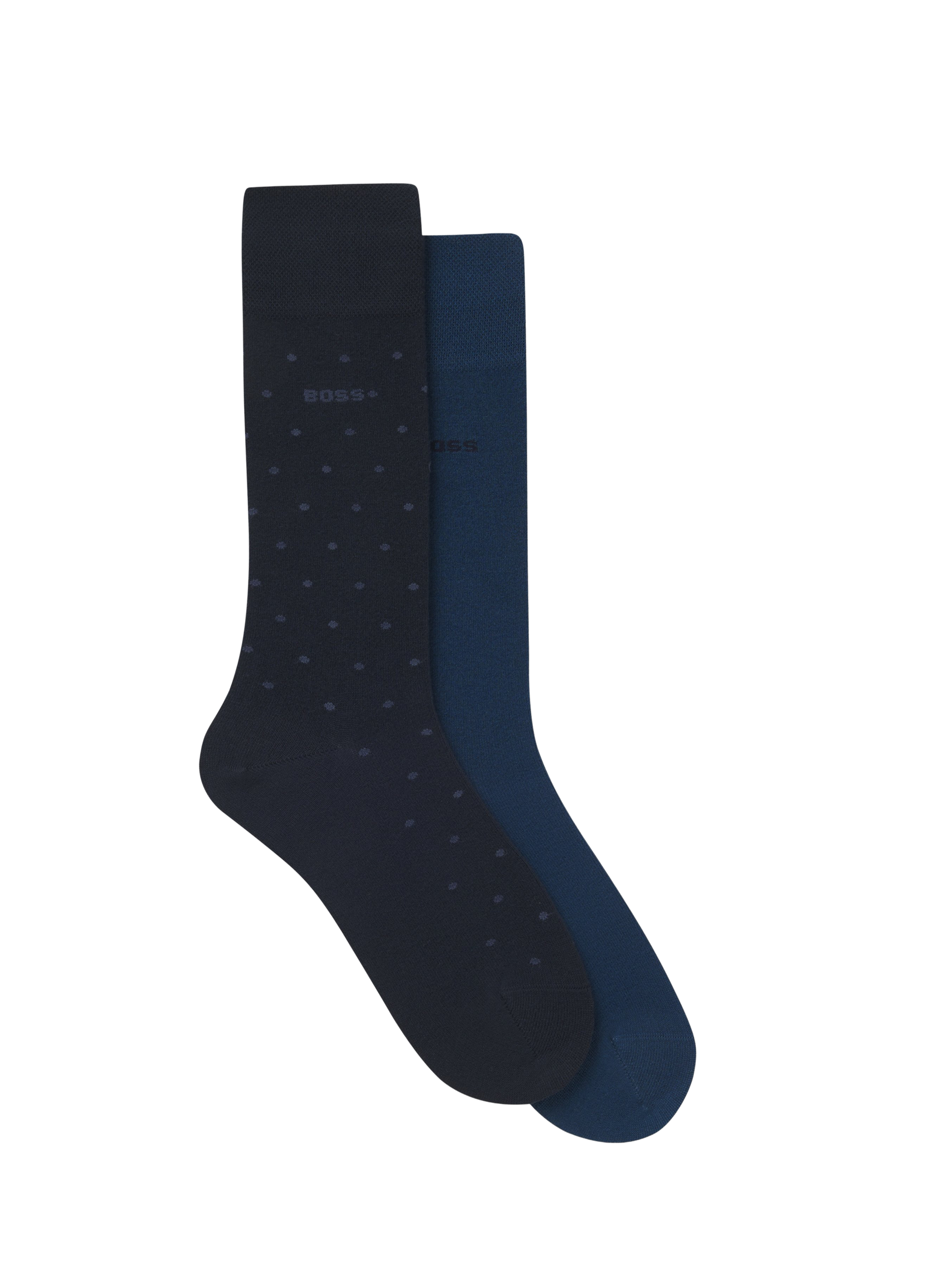 Lot de 2 paires de chaussettes mi-hautes BOSS Multicolore