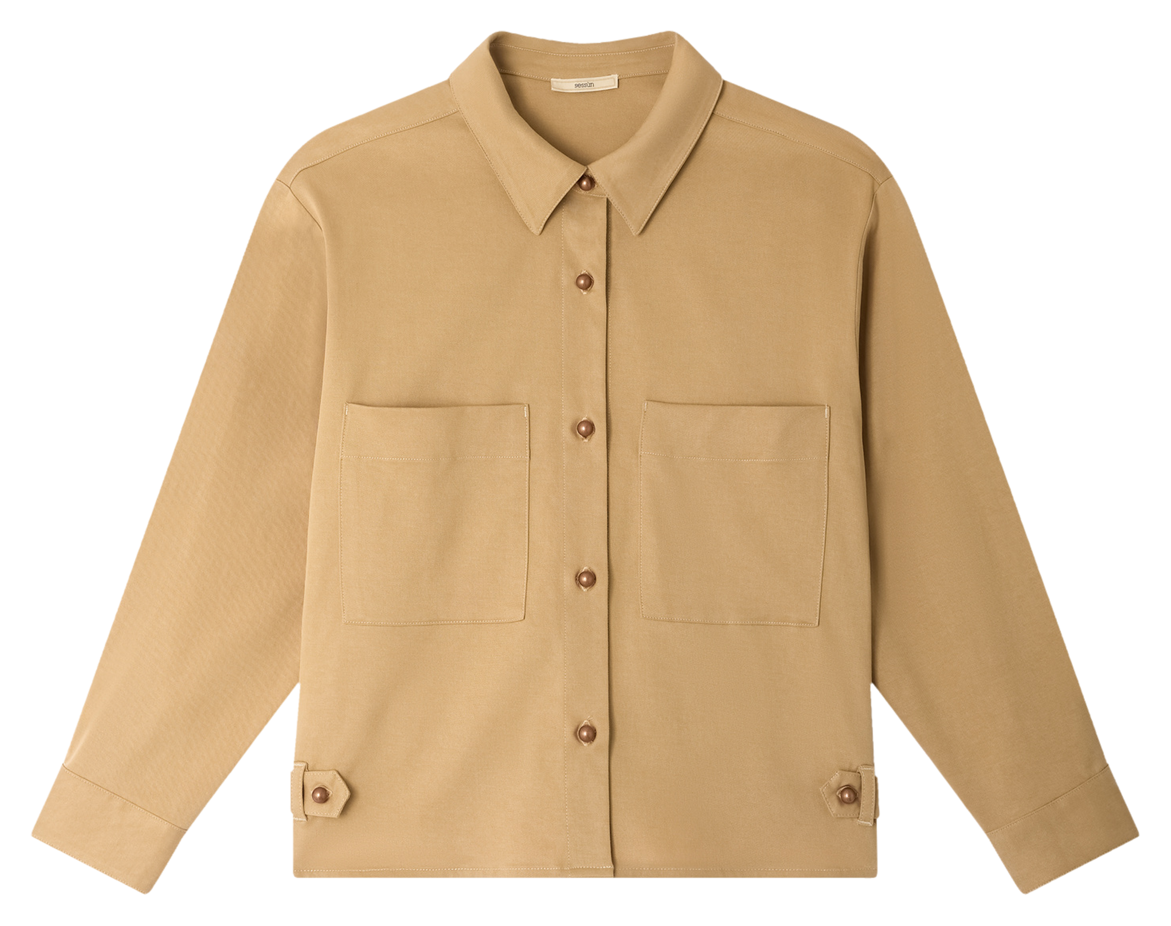 Veste droite col classique anderson SESSUN Beige