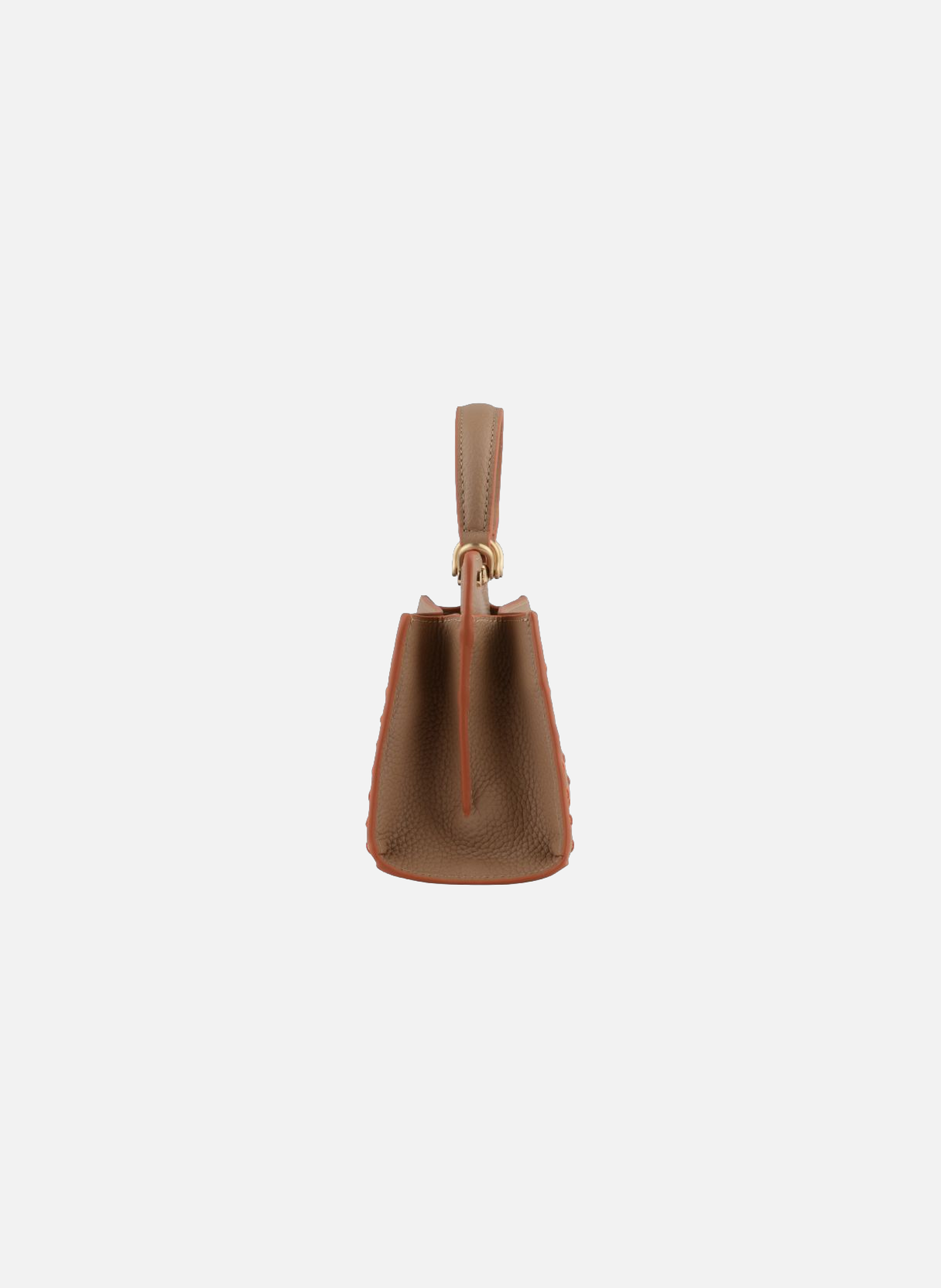 Trianon | sac à main micro en cuir de vachette POURCHET Orange