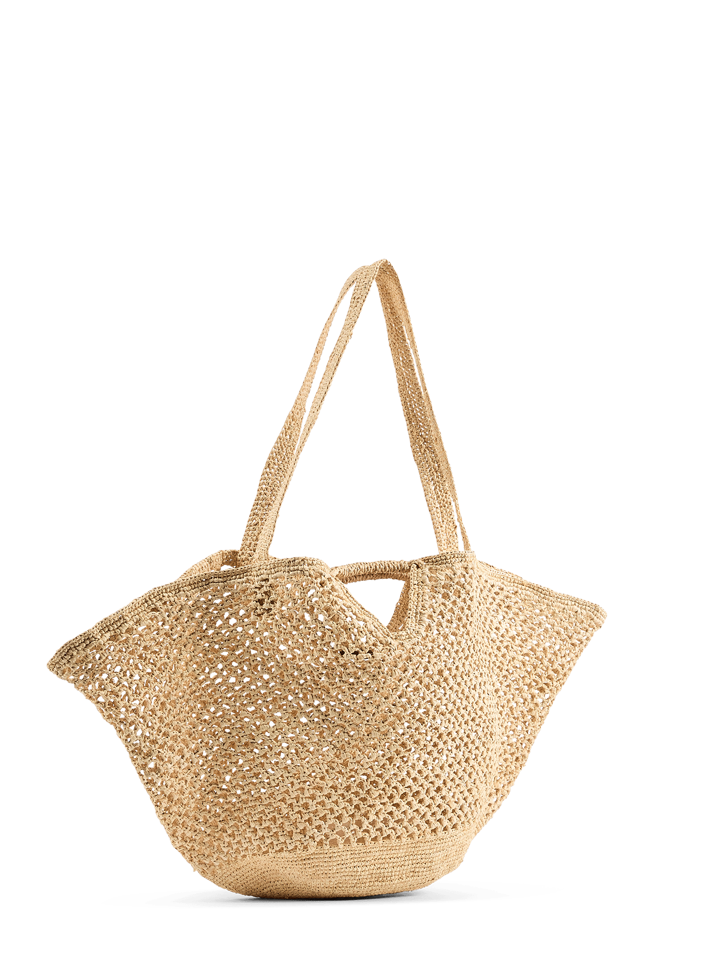 Marine raffia beach bag AMARRE Beige