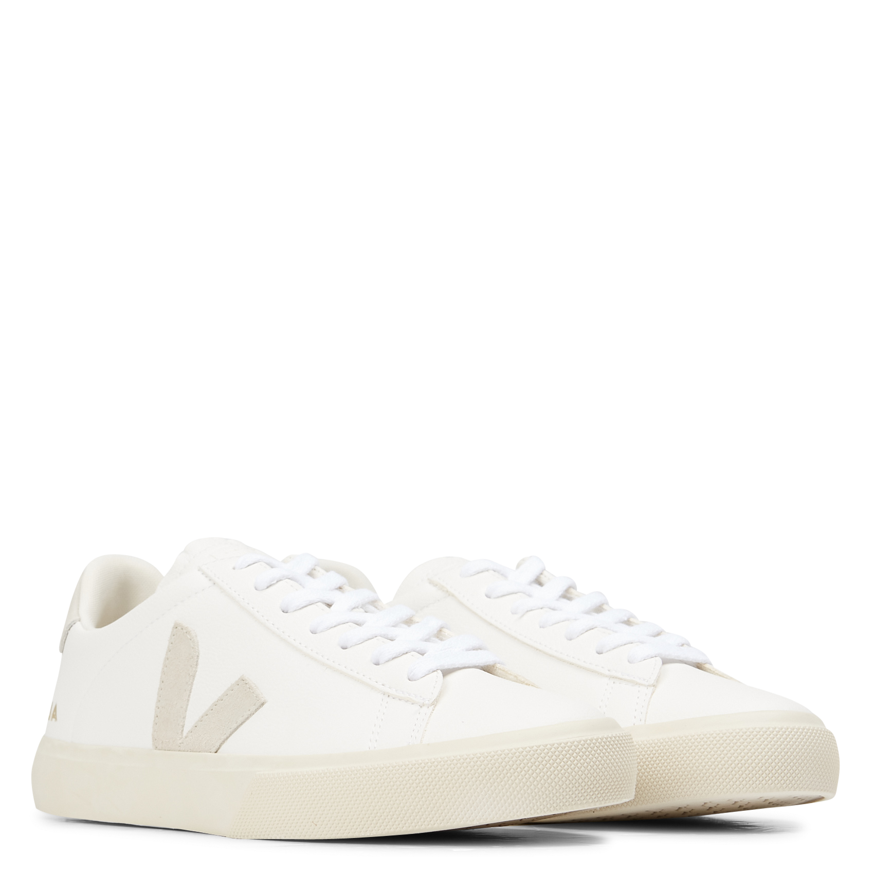 Baskets basses en cuir campo | Blanc VEJA Homme