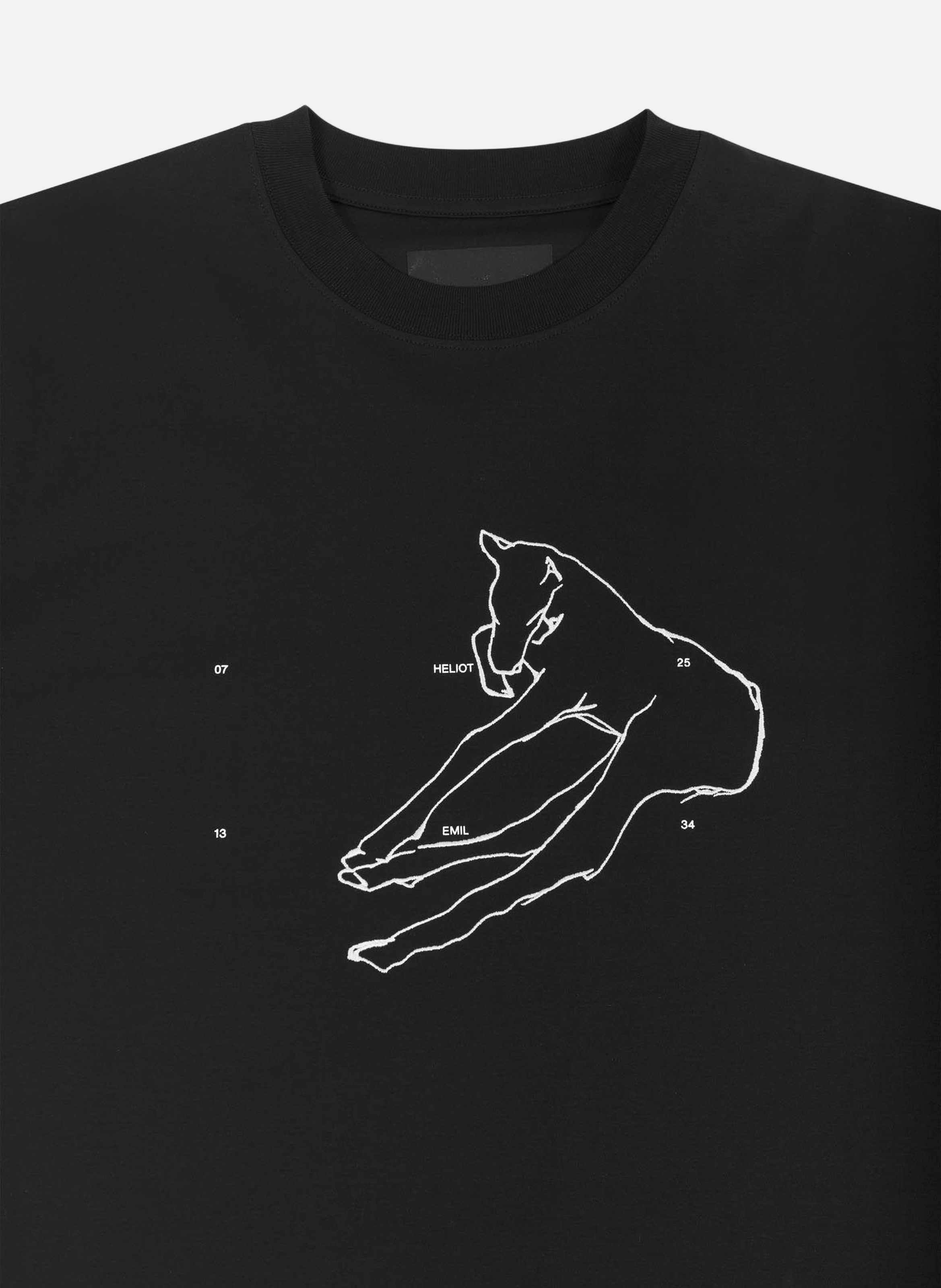 T-shirt colt HELIOT EMIL Noir