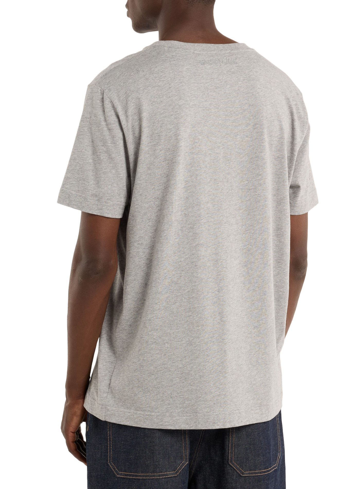 Rundhalsausschnitt T-Shirt Baff SAISON 1865 Grau