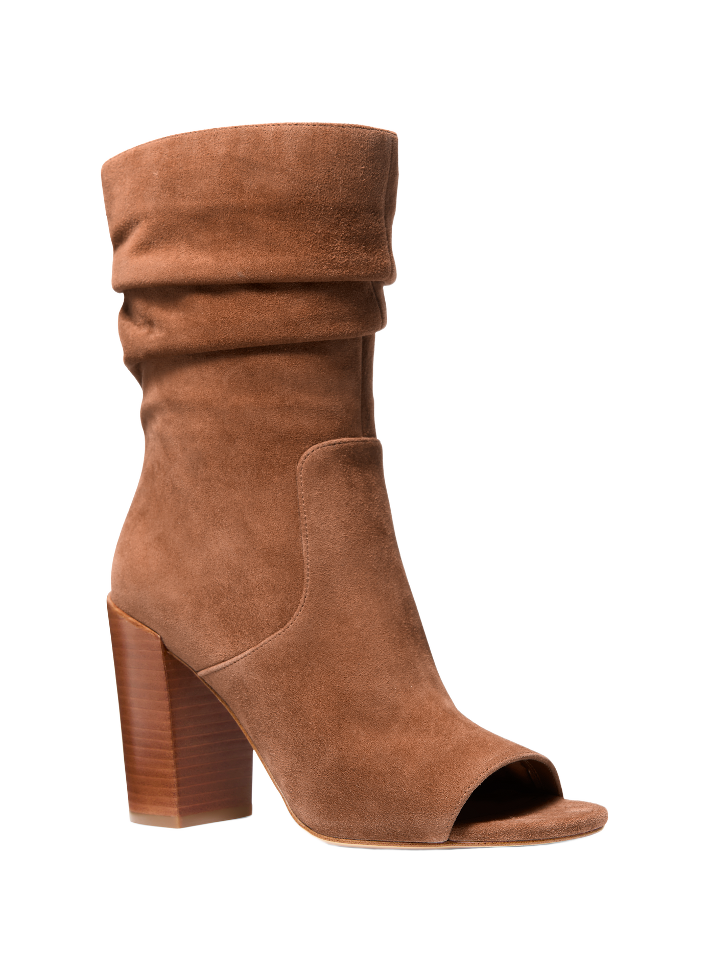 Botte Shayna en cuir de chèvre MICHAEL KORS Marron