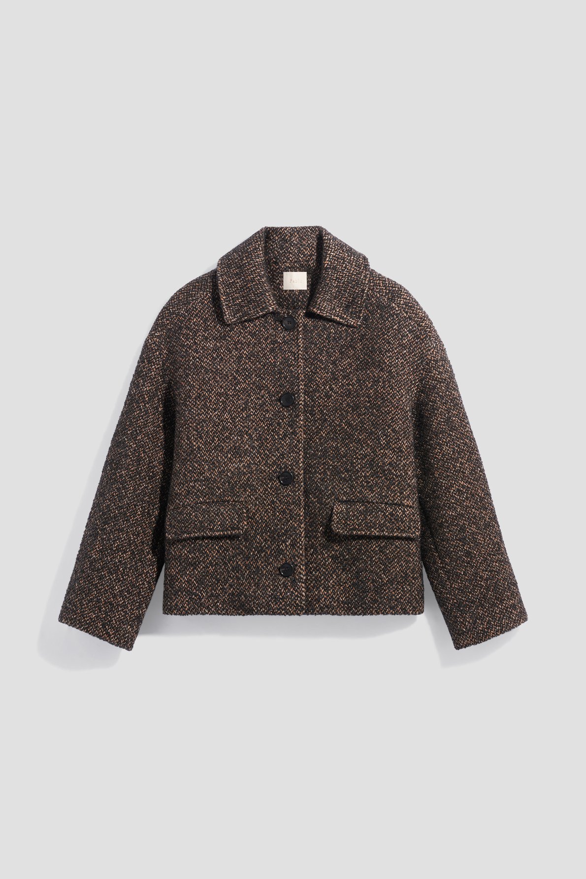 Blouson en tweed à lurex - joie PABLO Noir