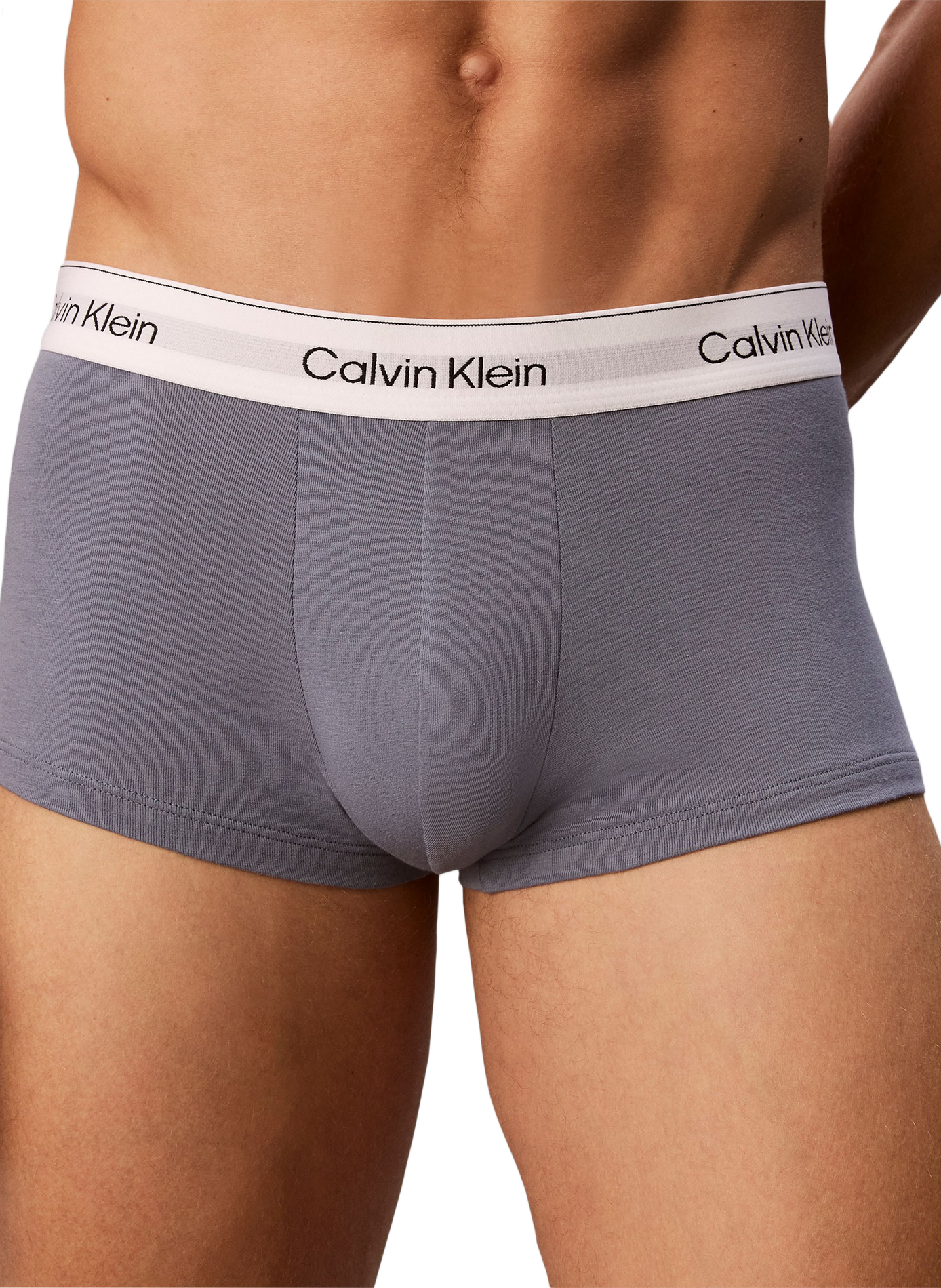 Lot de 3 boxers en coton mélangé CALVIN KLEIN Gris