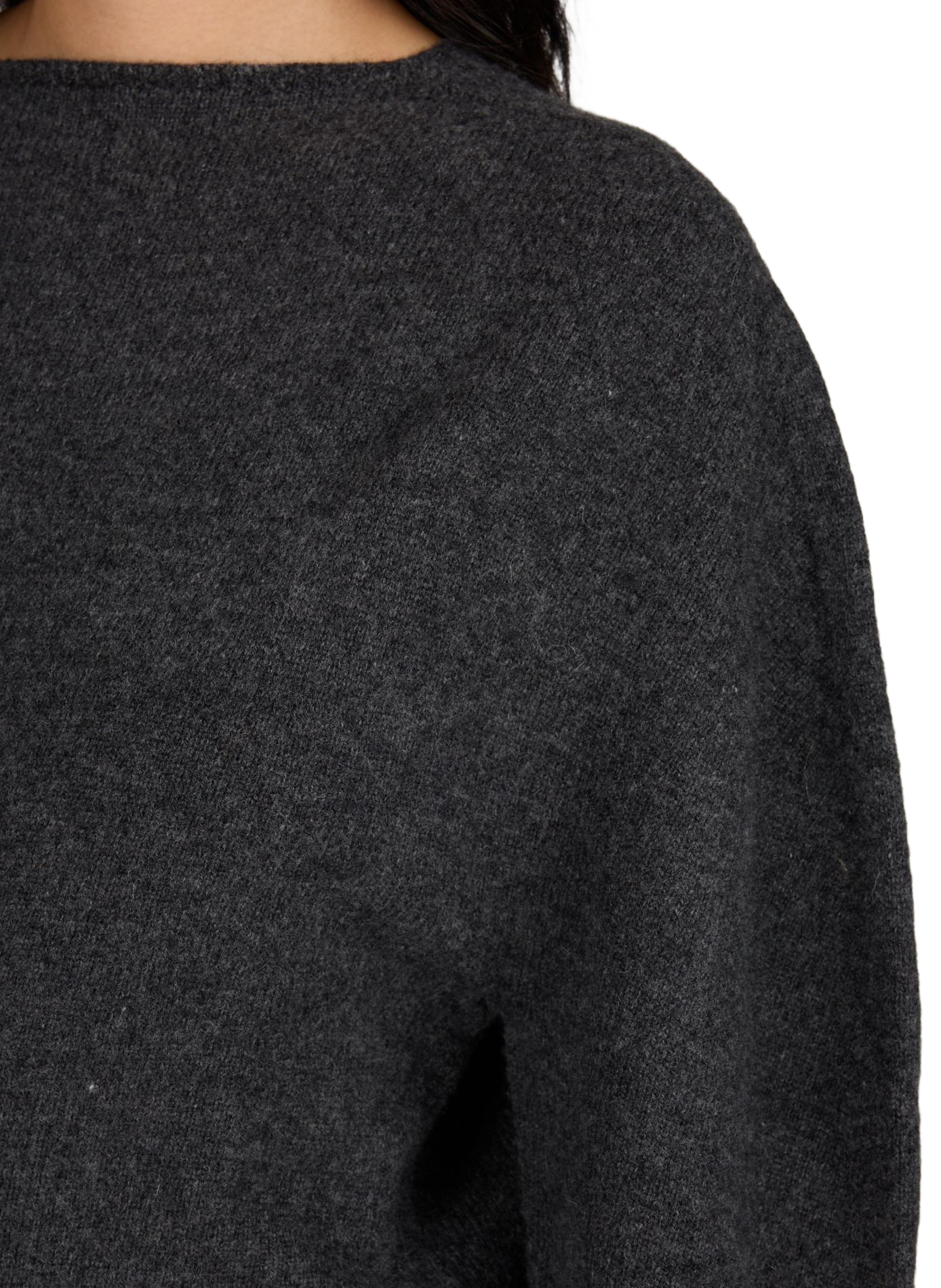Asymmetrical wool and alpaca sweater LE 17 SEPTEMBRE Grey