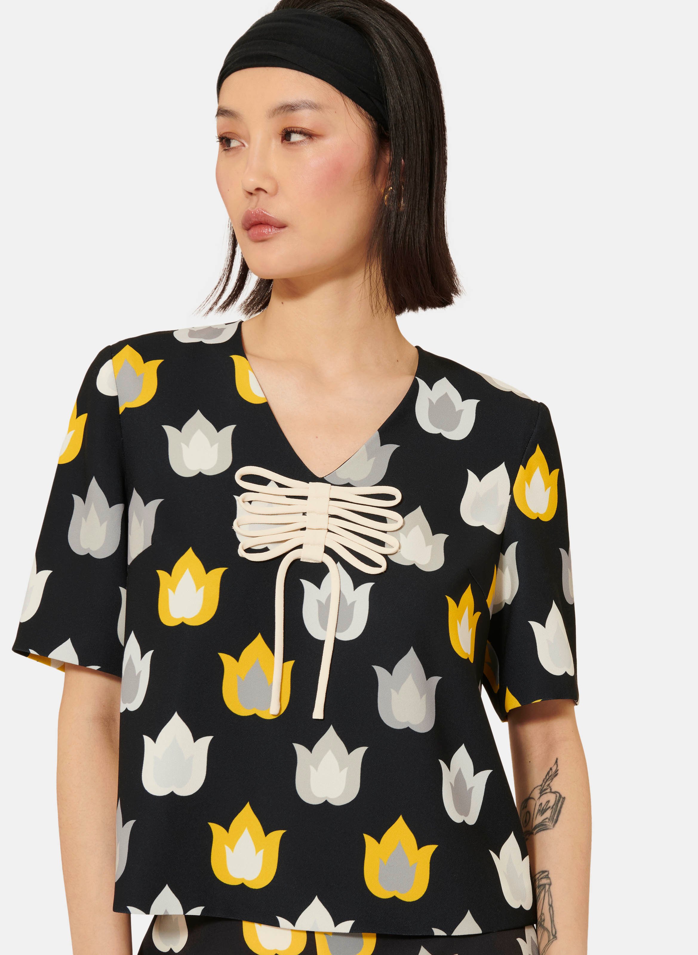 Top thylane TARA JARMON Gris