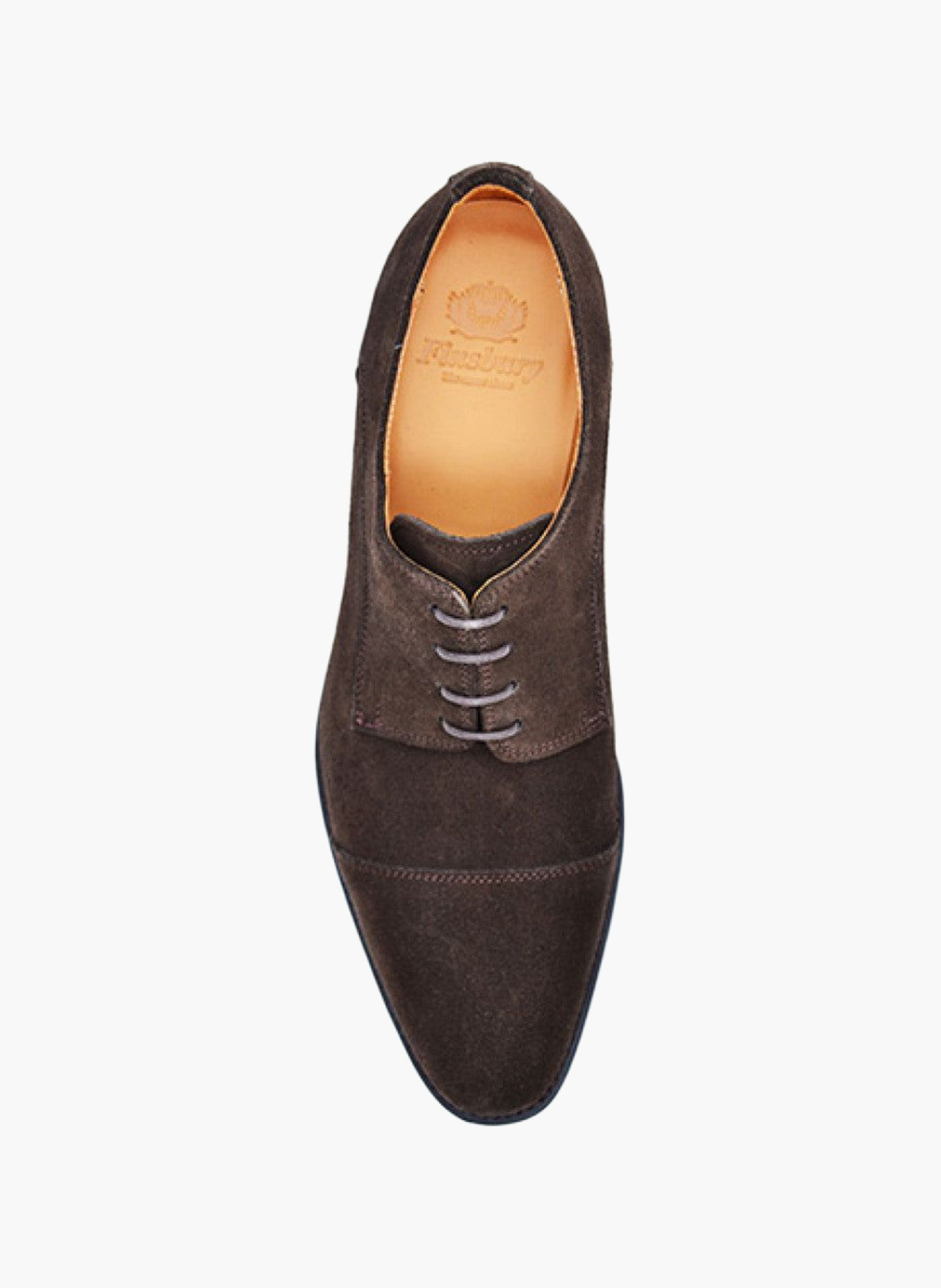 Derby daim elvis FINSBURY Marron