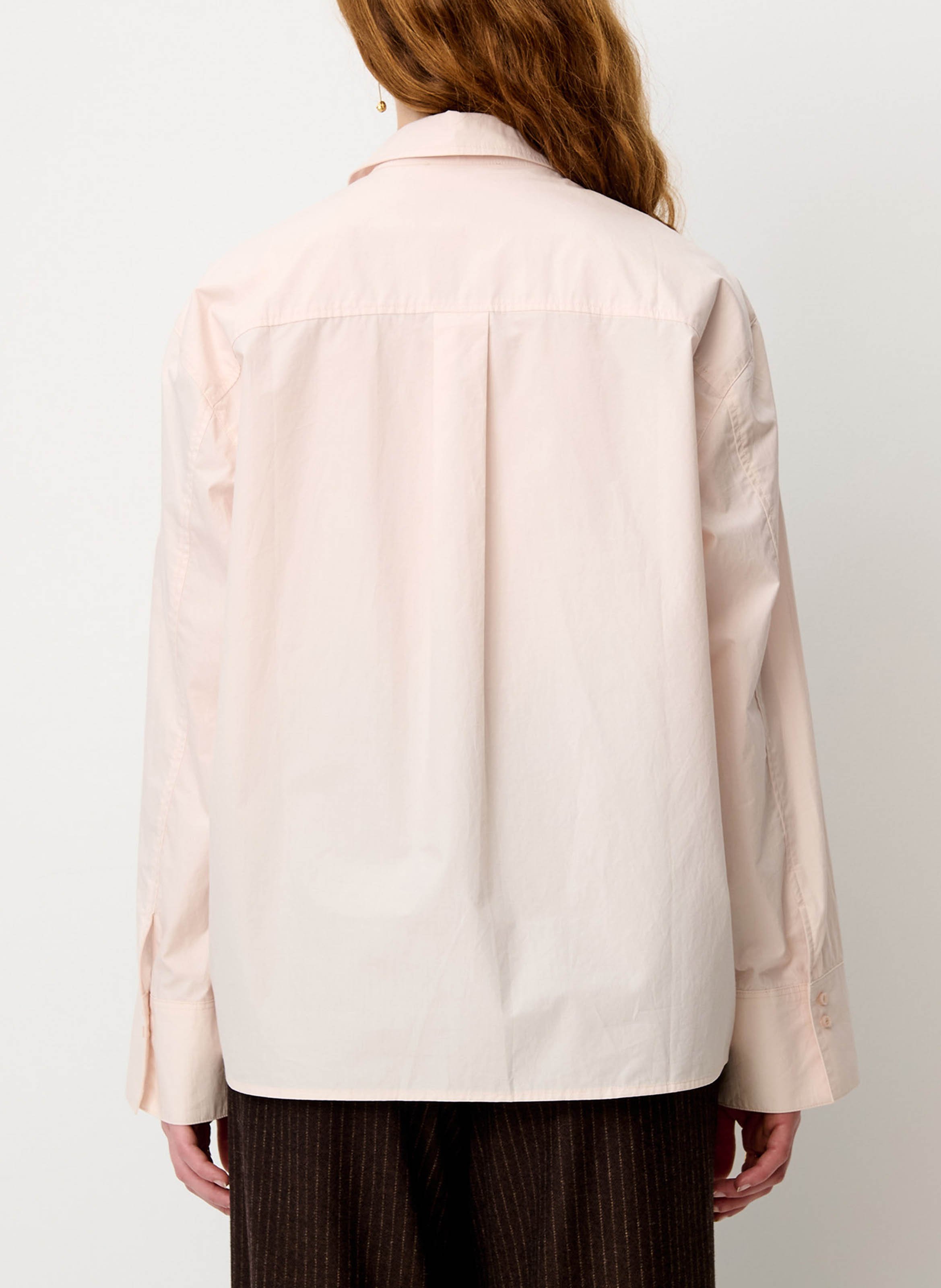 Chemise droite en coton neomi SESSUN Rose