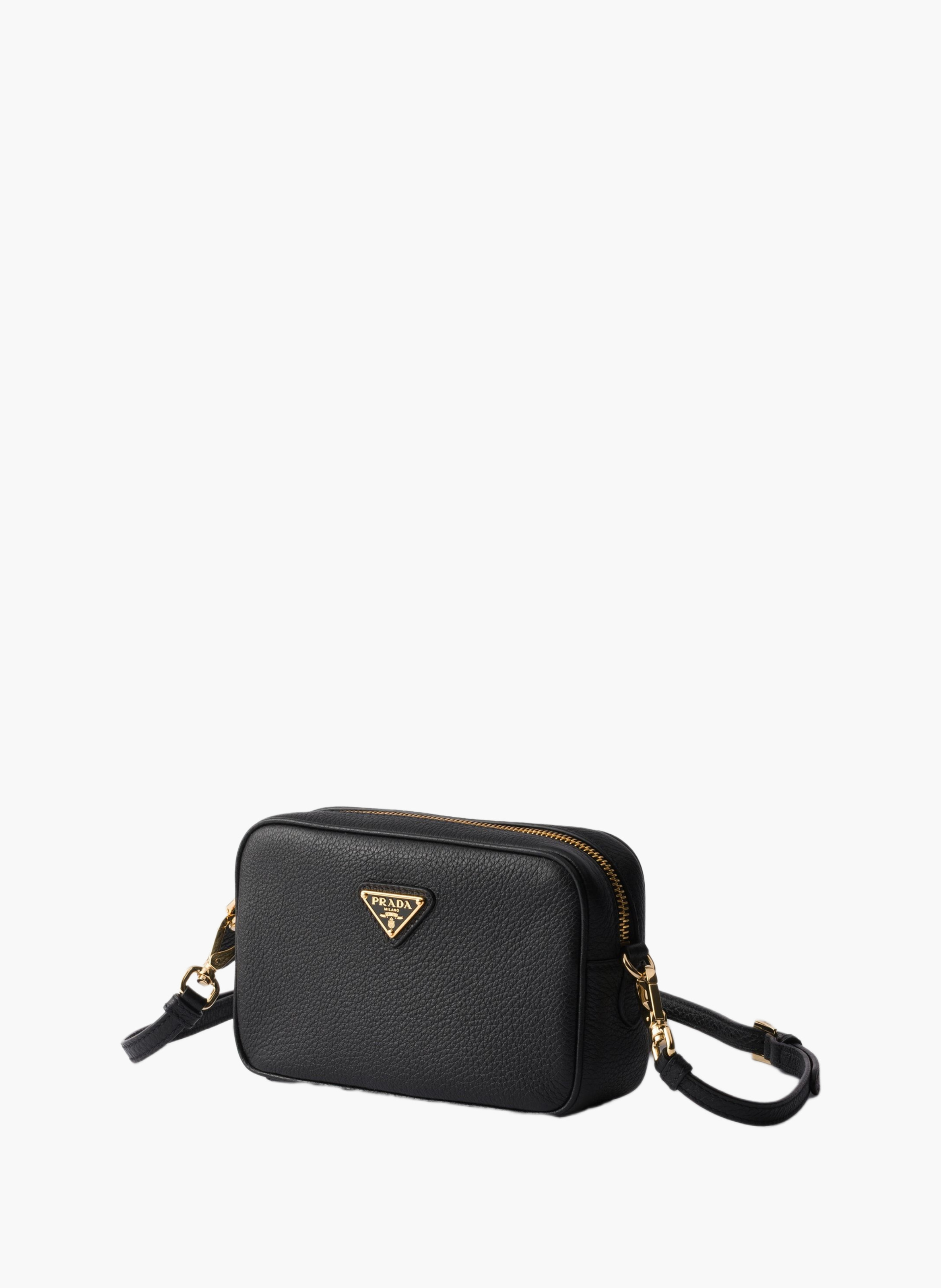 Mini sac en cuir PRADA Noir