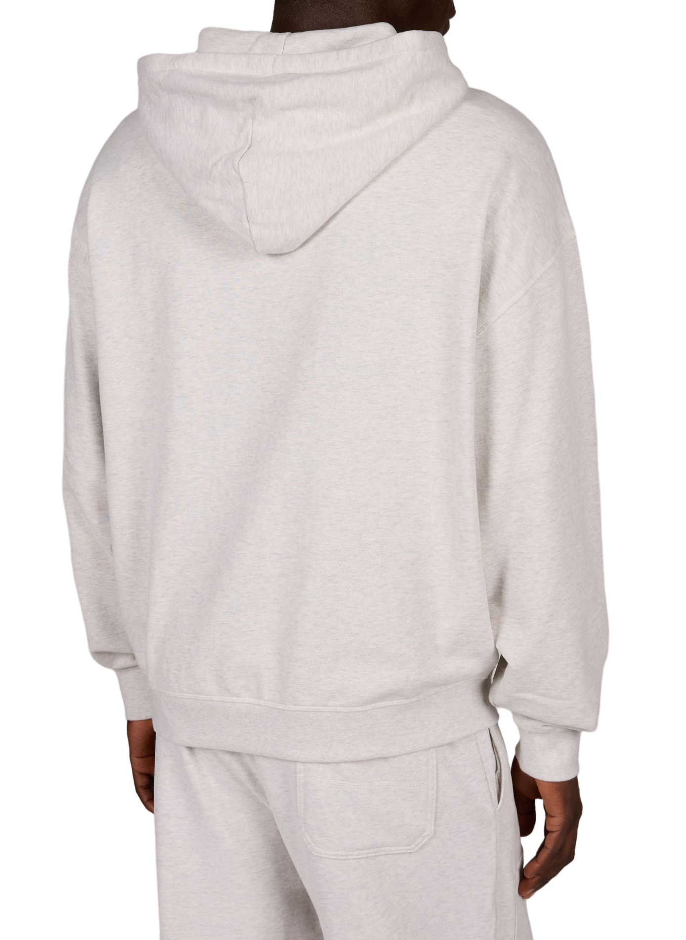 Oversized cotton logo sweatshirt HUGO BLUE Grey