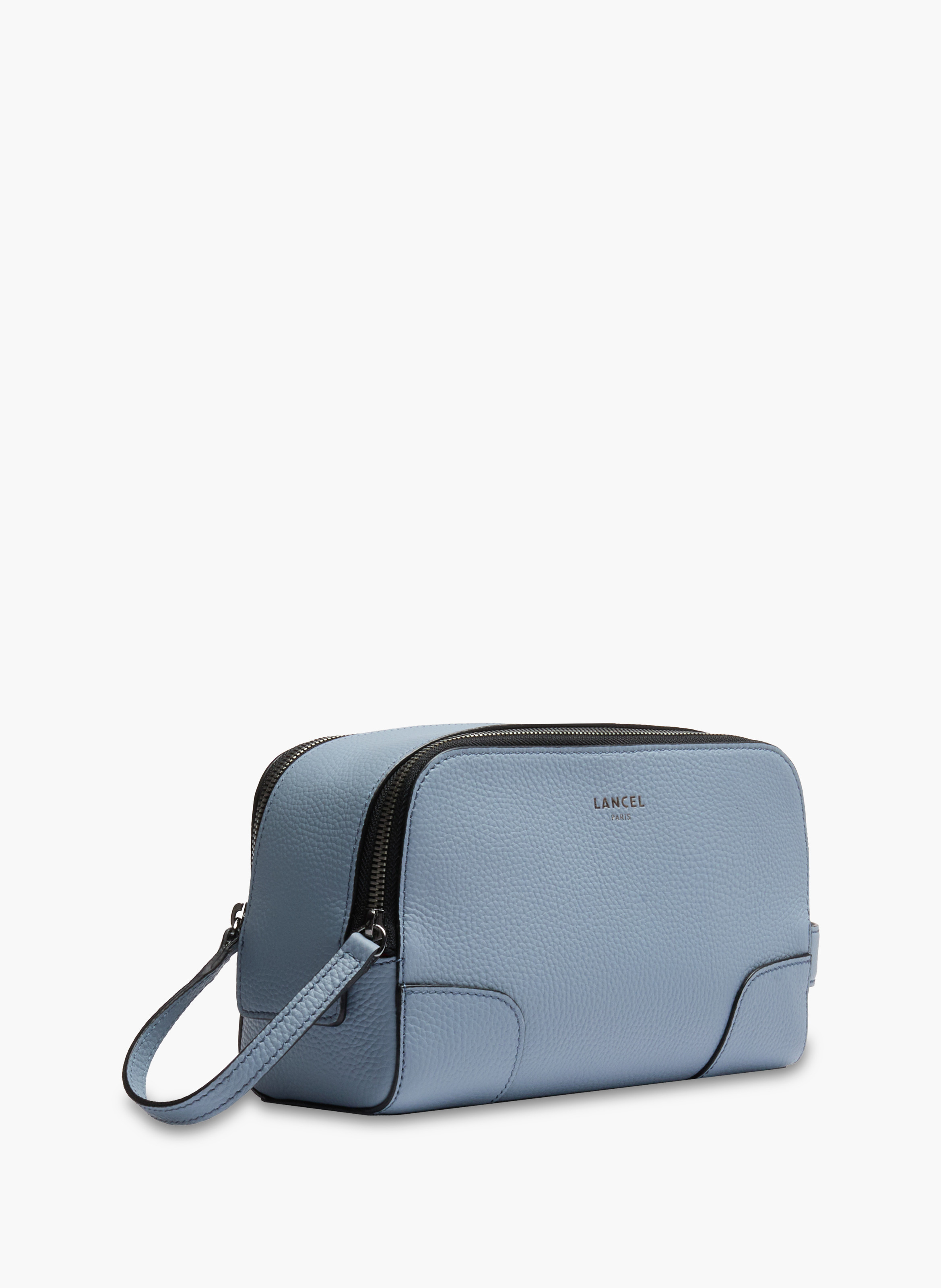 Trousse de toilette charlie de lancel en cuir LANCEL Bleu