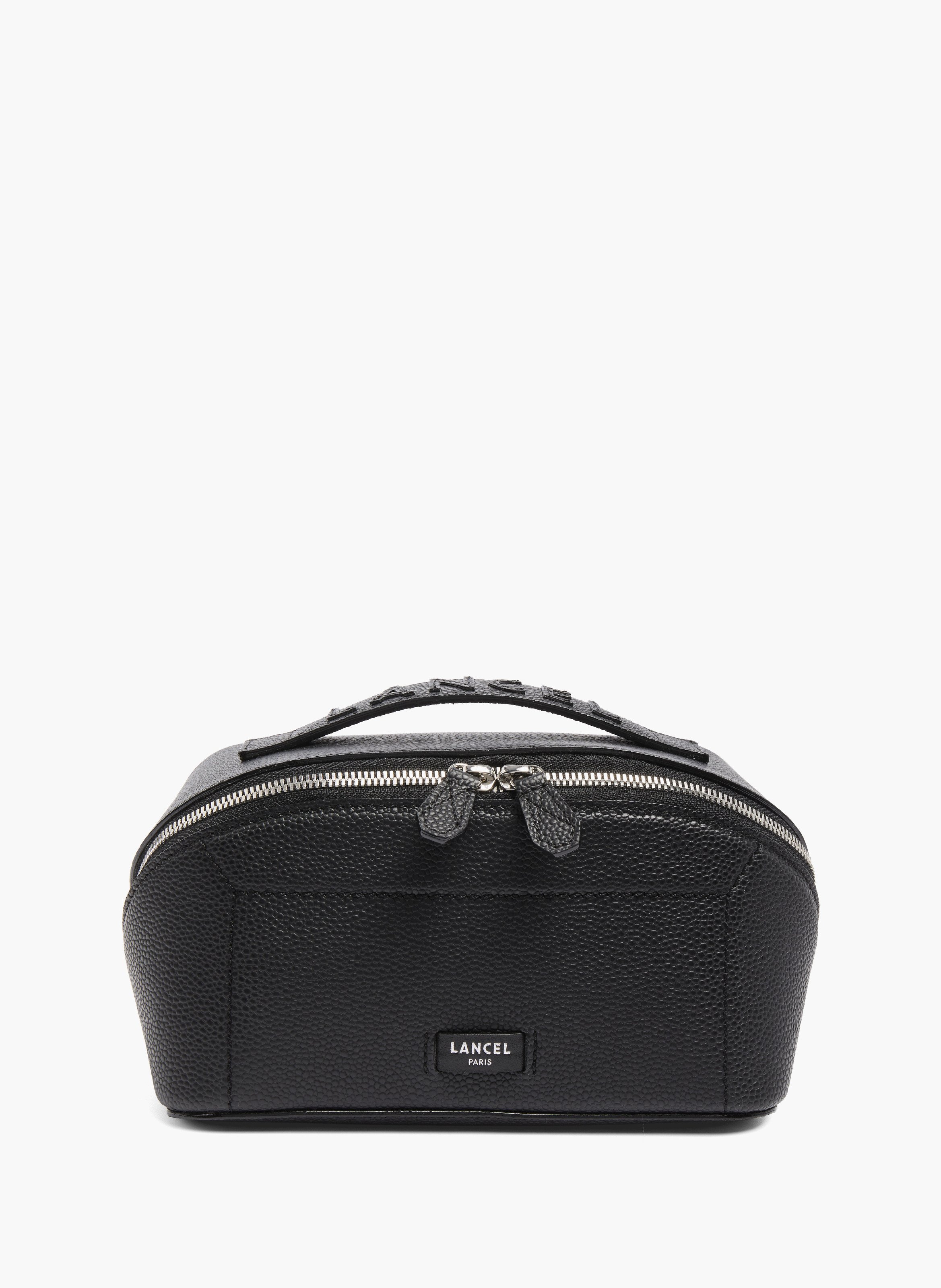 Ninon-toilettas van Lancel in kalfsleer met korrel & glad LANCEL Zwart