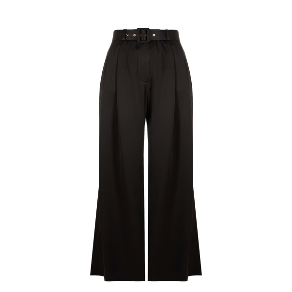 Zimmermann Silk Trousers In Black