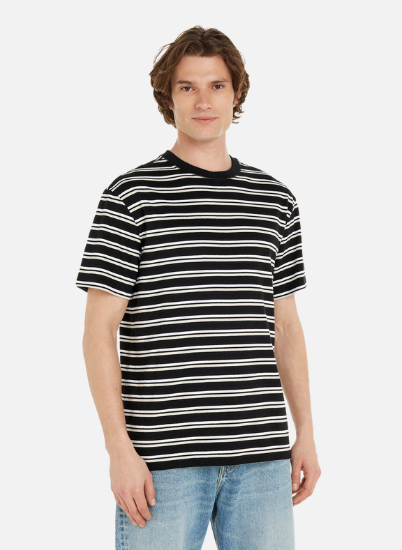 TOMMY HILFIGER Striped T-shirt Black